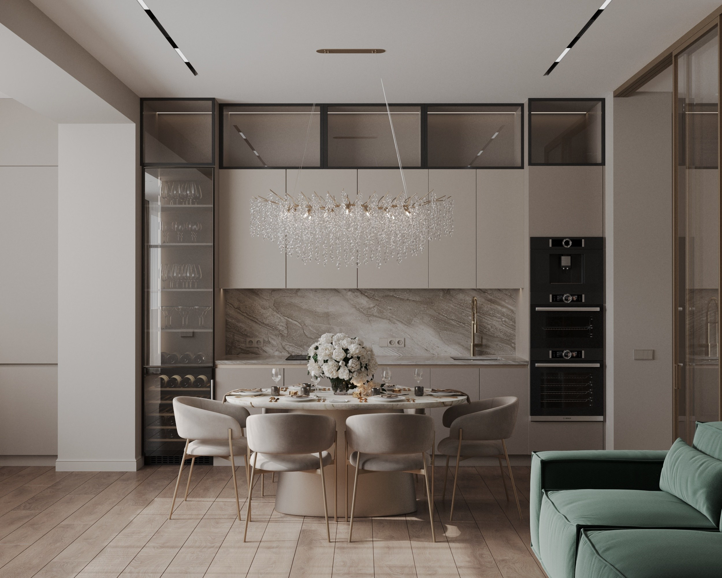 Дизайн-проект ЖК Foriver г. Москва. Дизайн интерьеров, 3D визуализации