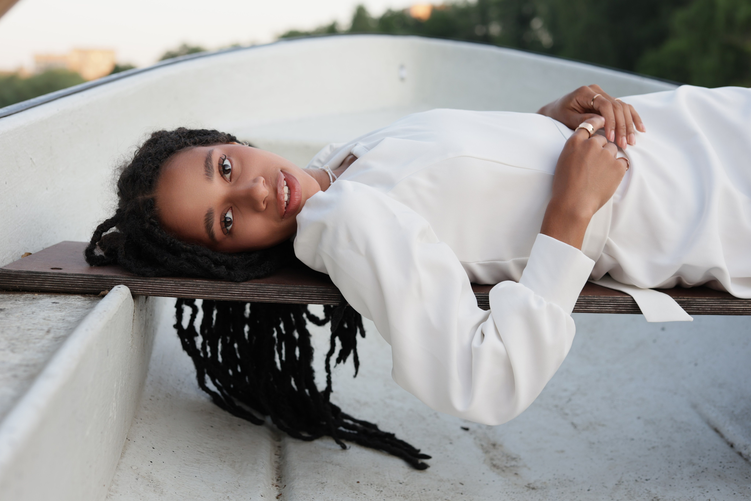 Фотосессия на лодке. Фотограф Екатерина Васечкина