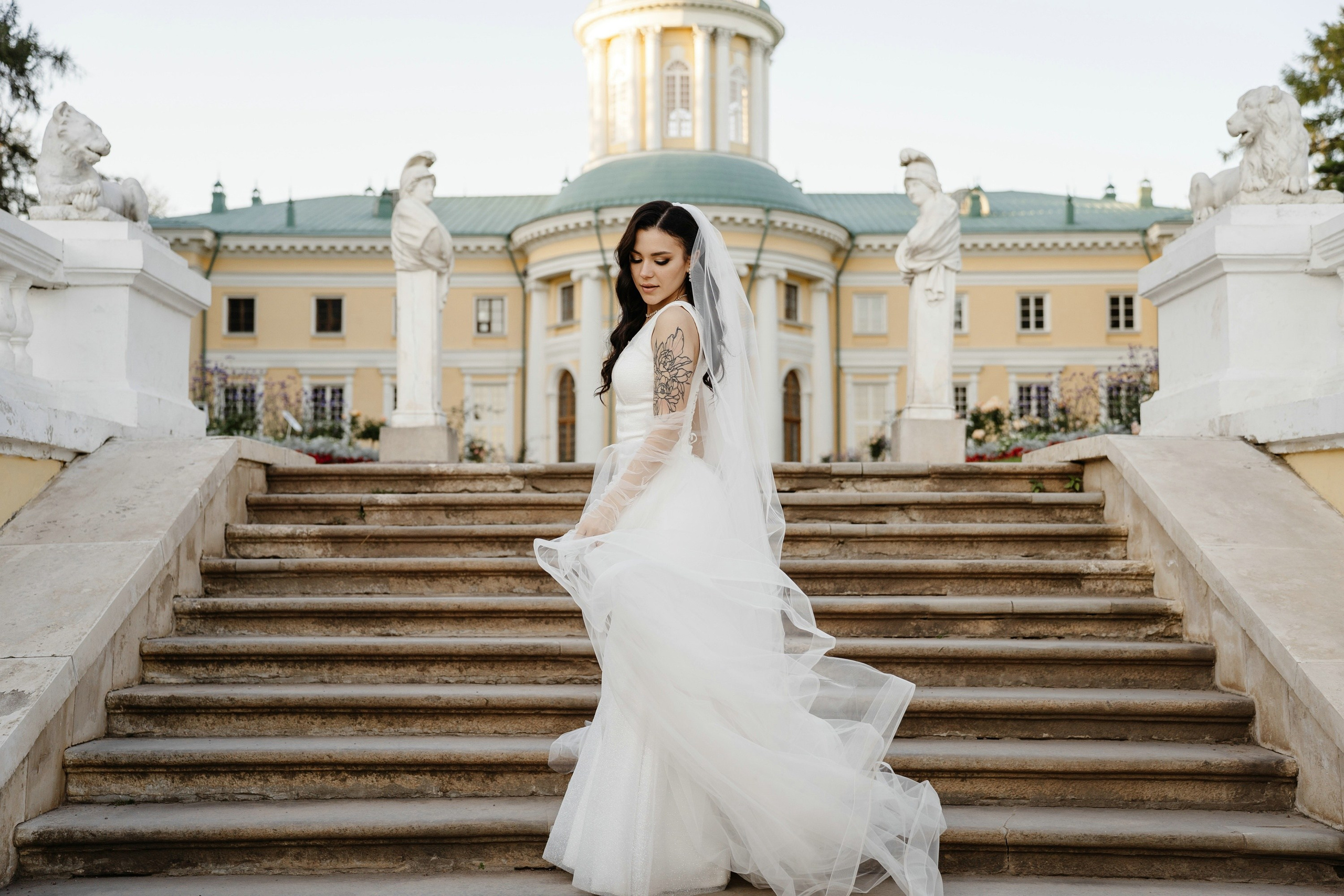 Свадьба в усадьбе Архангельское. Свадебный и семейный фотограф в Москве Светлана Зоткина