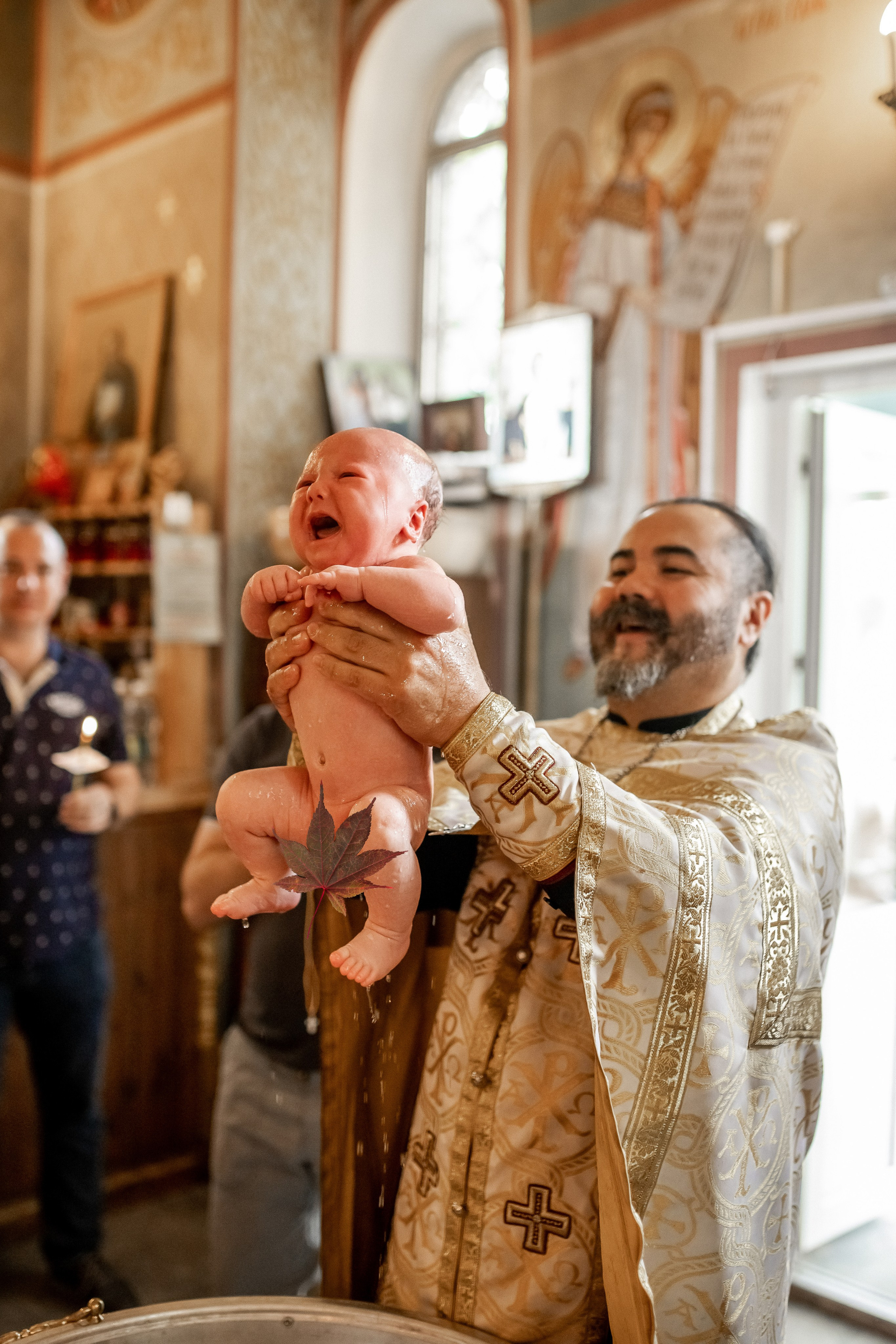 Крещение в Храме Усекновения гл.Иоанна-Предтечи д. Калиновка. Профессиональный фотограф, Москва |Видное Елена Елизарова