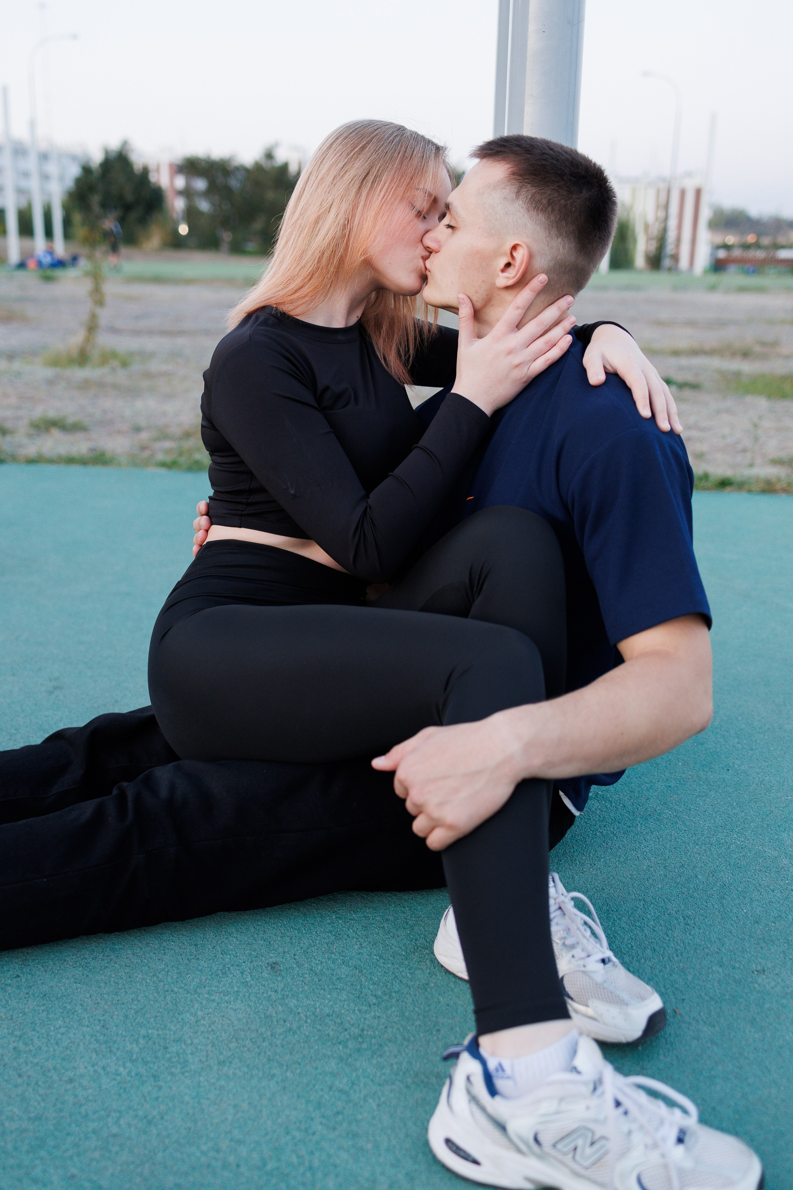 На спорт площадке (Настя+Игорь). Photograph Svetlana Volkova