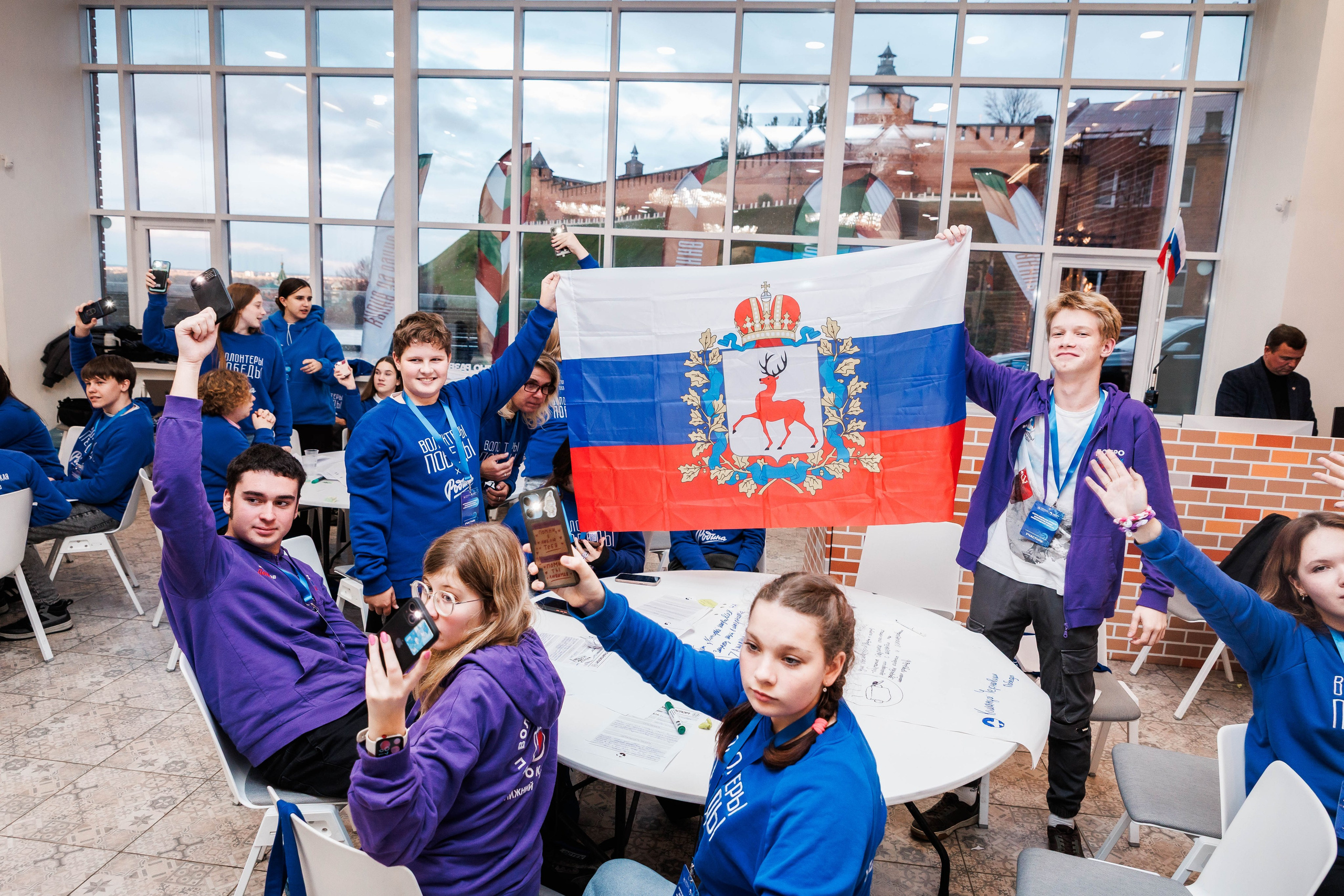 РЕГИОНАЛЬНЫЙ ФОРУМ ШКОЛЬНЫХ ОТРЯДОВ. ВОЛОНТЕРЫ ПОБЕДЫ. Фотограф Нижний Новгород Игнатьева Виктория