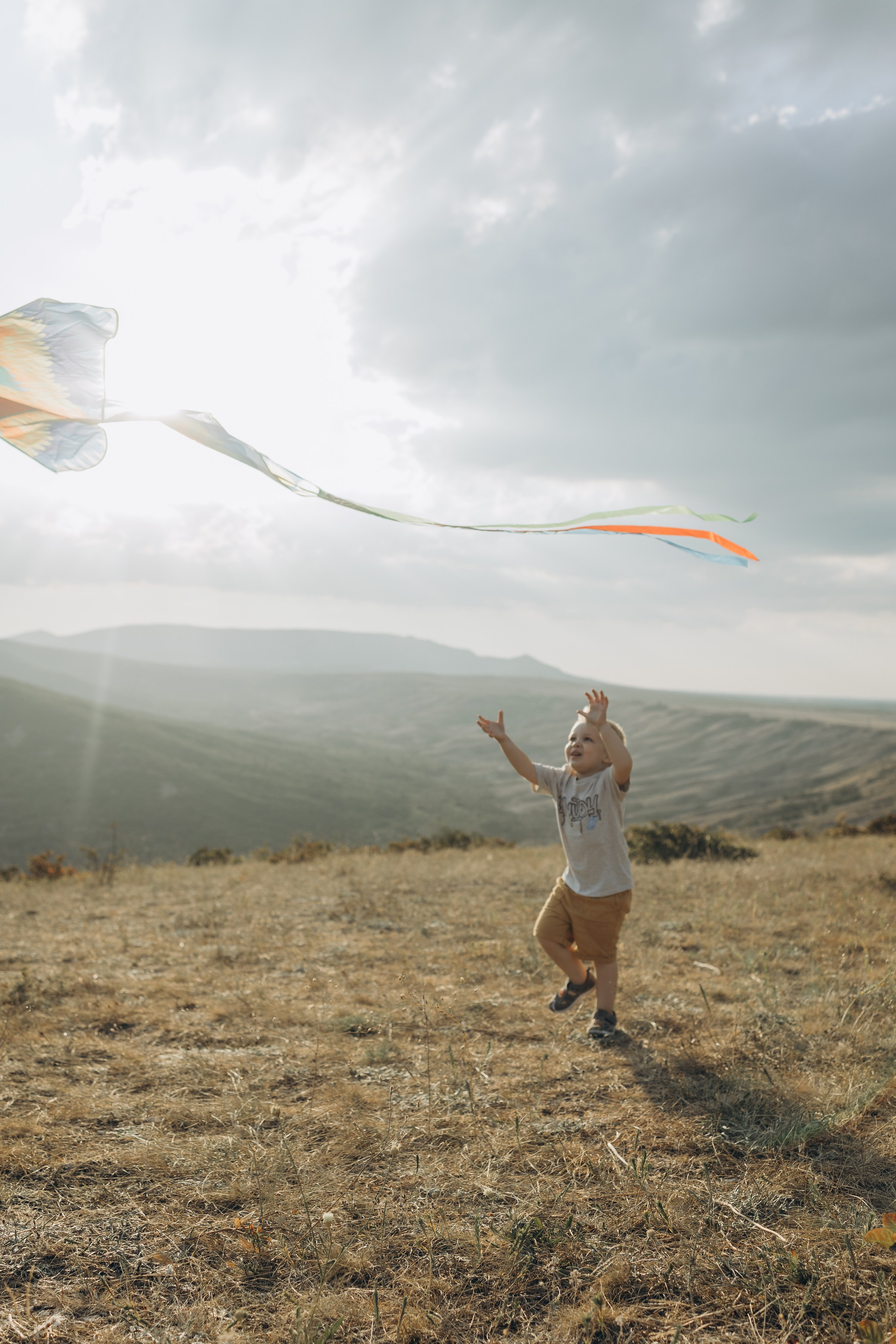 Воздушный змей. Семейный фотограф в Москве Виктория Ястребинская
