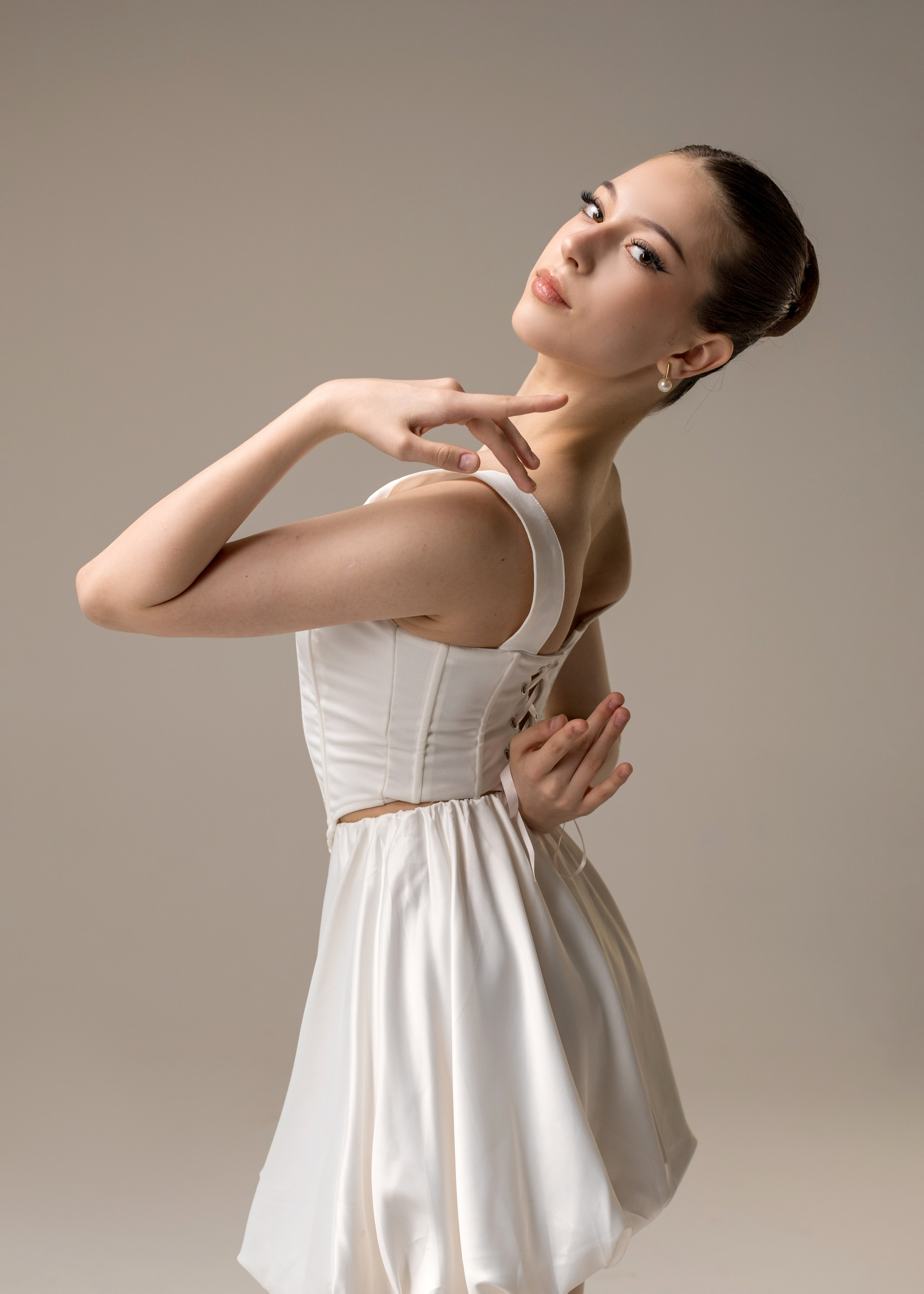 Балетная съёмка на белой циклораме и фонах. Балетный фотограф Алина Ханько — Душа Балета