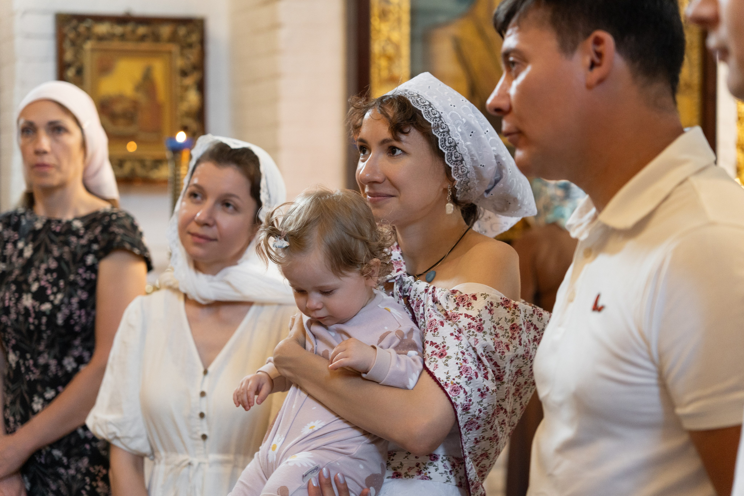 Крестины Майи в Старочеркасском Воскресенском войсковом соборе
