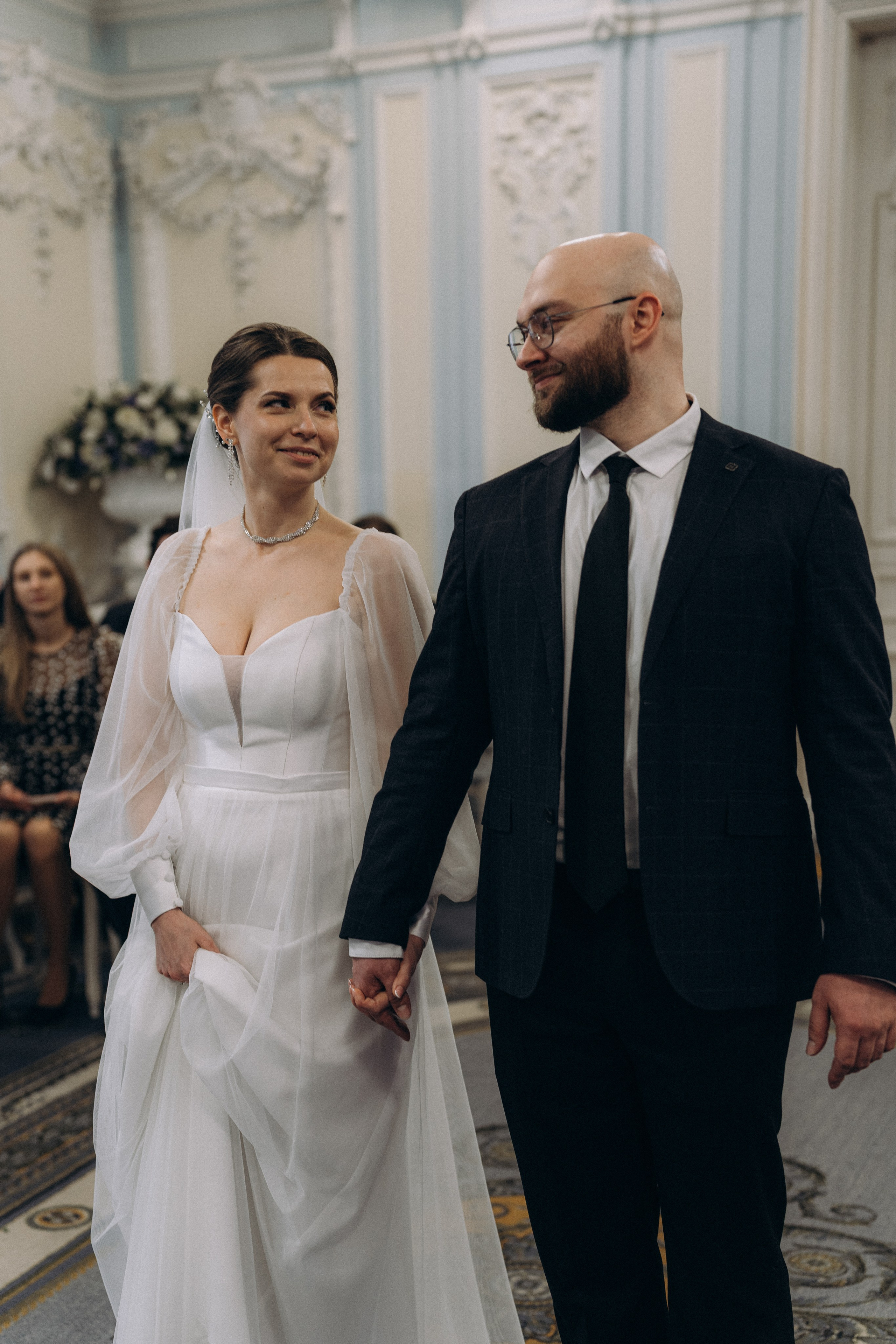 СВАДЕБНАЯ СЬЕМКА ВО ВТОРОМ ДВОРЦЕ (ДЕКАБРЬ) ТАКЖЕ СЬЕМКА В СТУДИИ НА ЧЕРНЫШЕВСКОЙ. Профессиональный фотограф, Санкт-Петербург — Виктория Богомолова