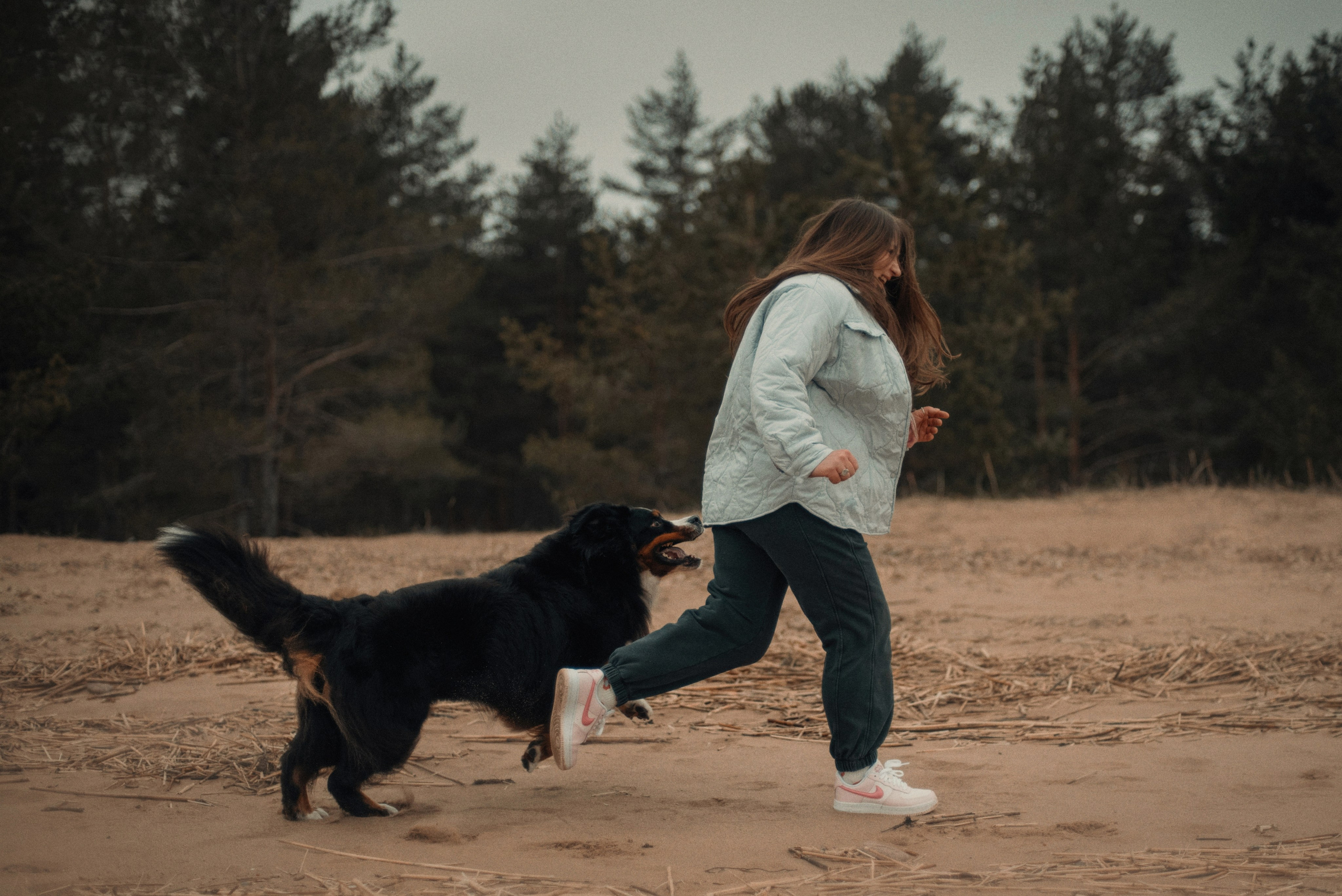 Прогулка: берн Пума, Фрэнк и Юля в Питере. Портфолио