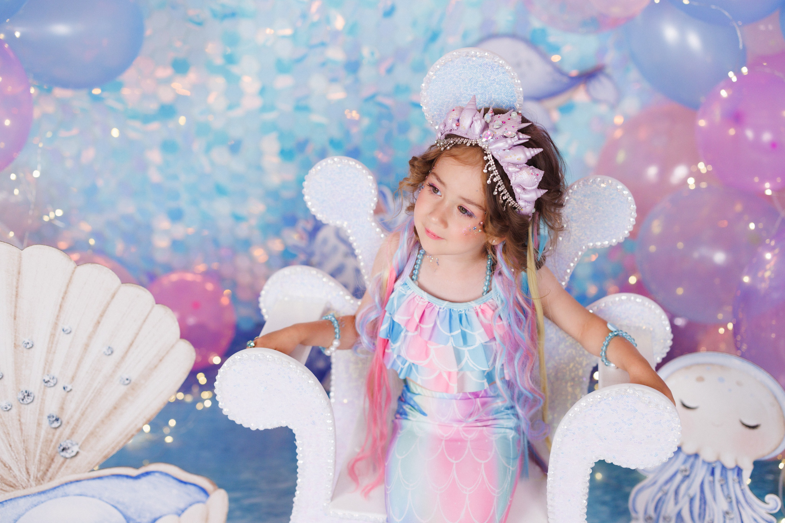 Детская фотосессия в образе «РУСАЛОЧКА», город Краснодар. Семейный и детский фотограф в Краснодаре Анна Трашкова