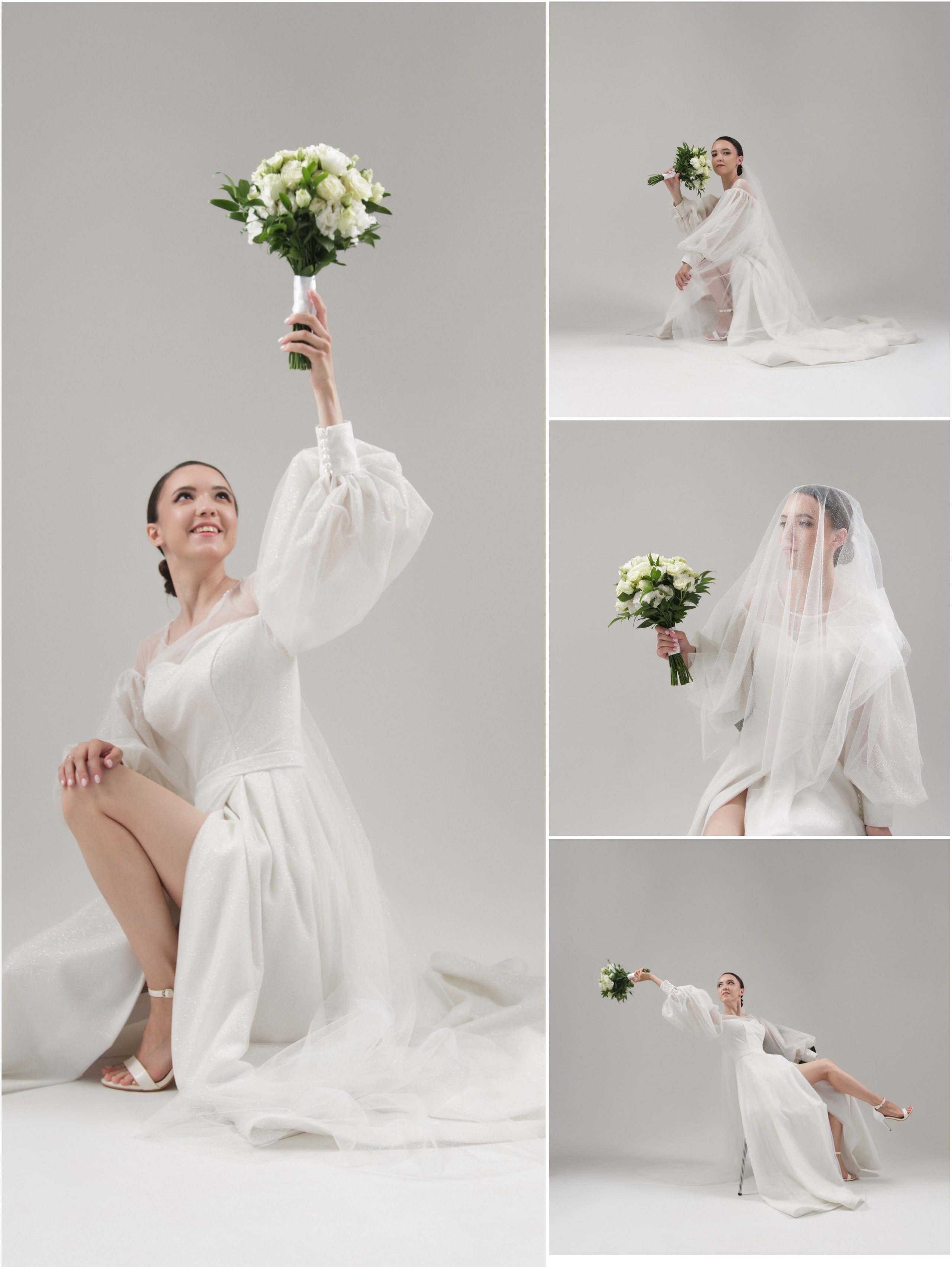 Свадебная фотосессия в студии. Фотограф Москва — личные фотосессии, лавстори в студии