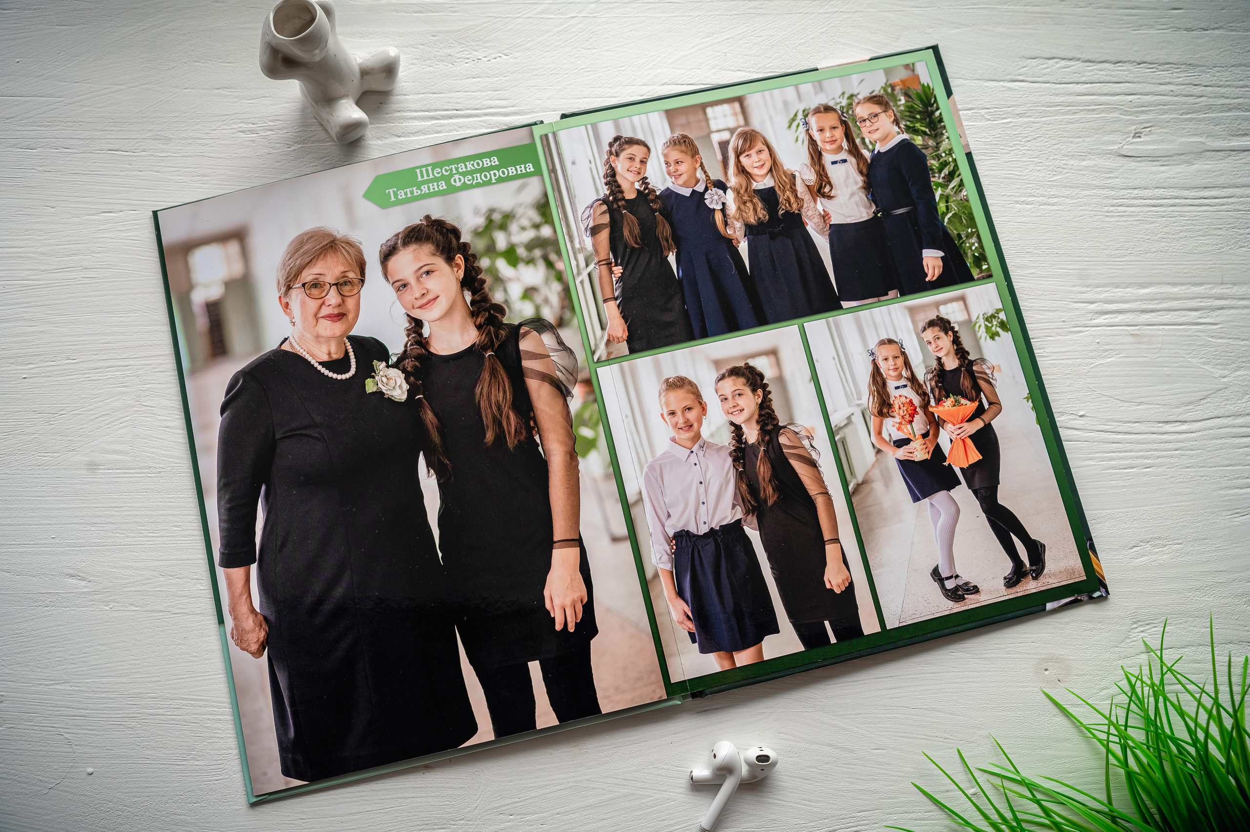 Зеленый. Школьный фотограф. Выпускные альбомы в Калуге