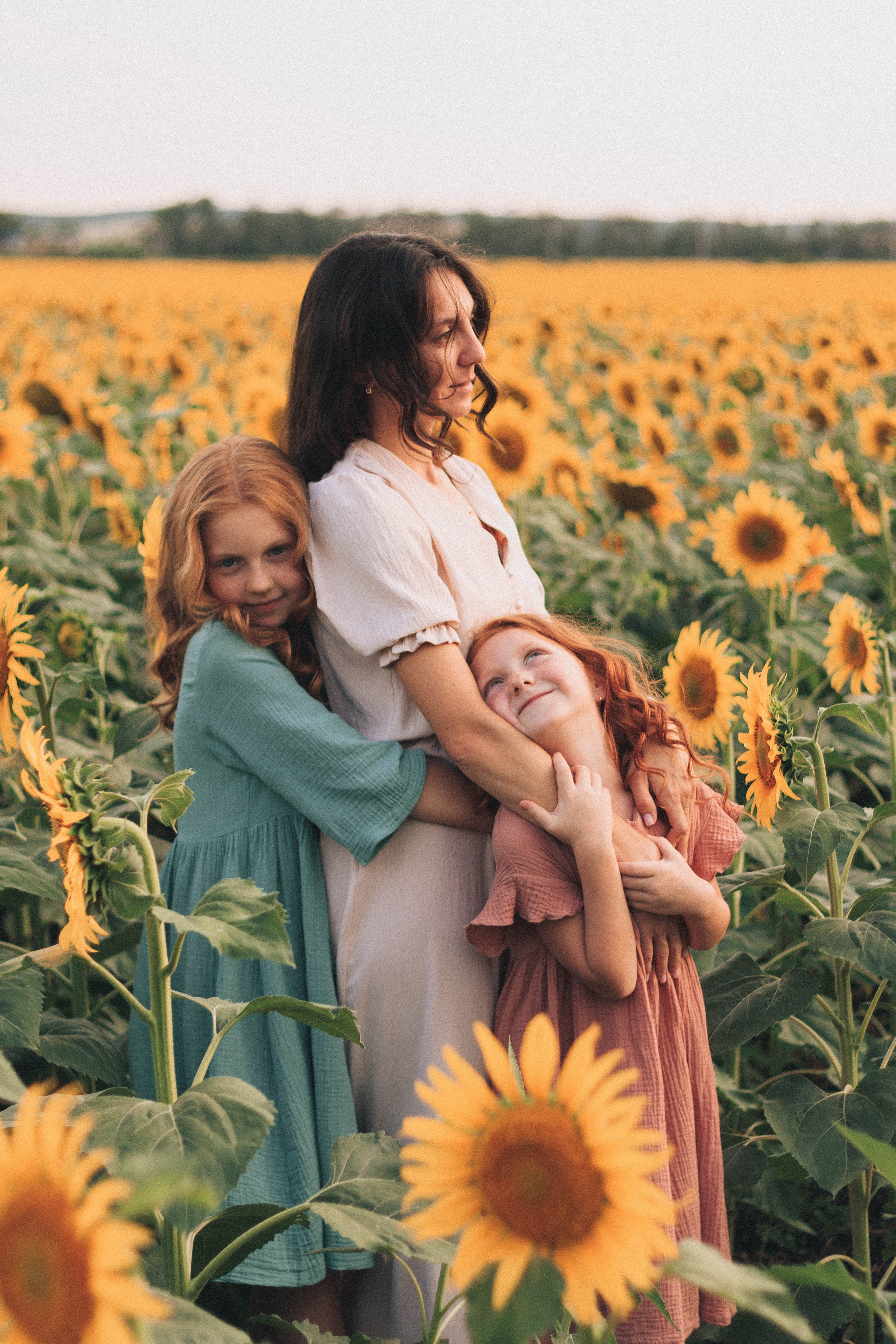 В подсолнухах. Фотограф в Краснодаре Ксения Мархинина