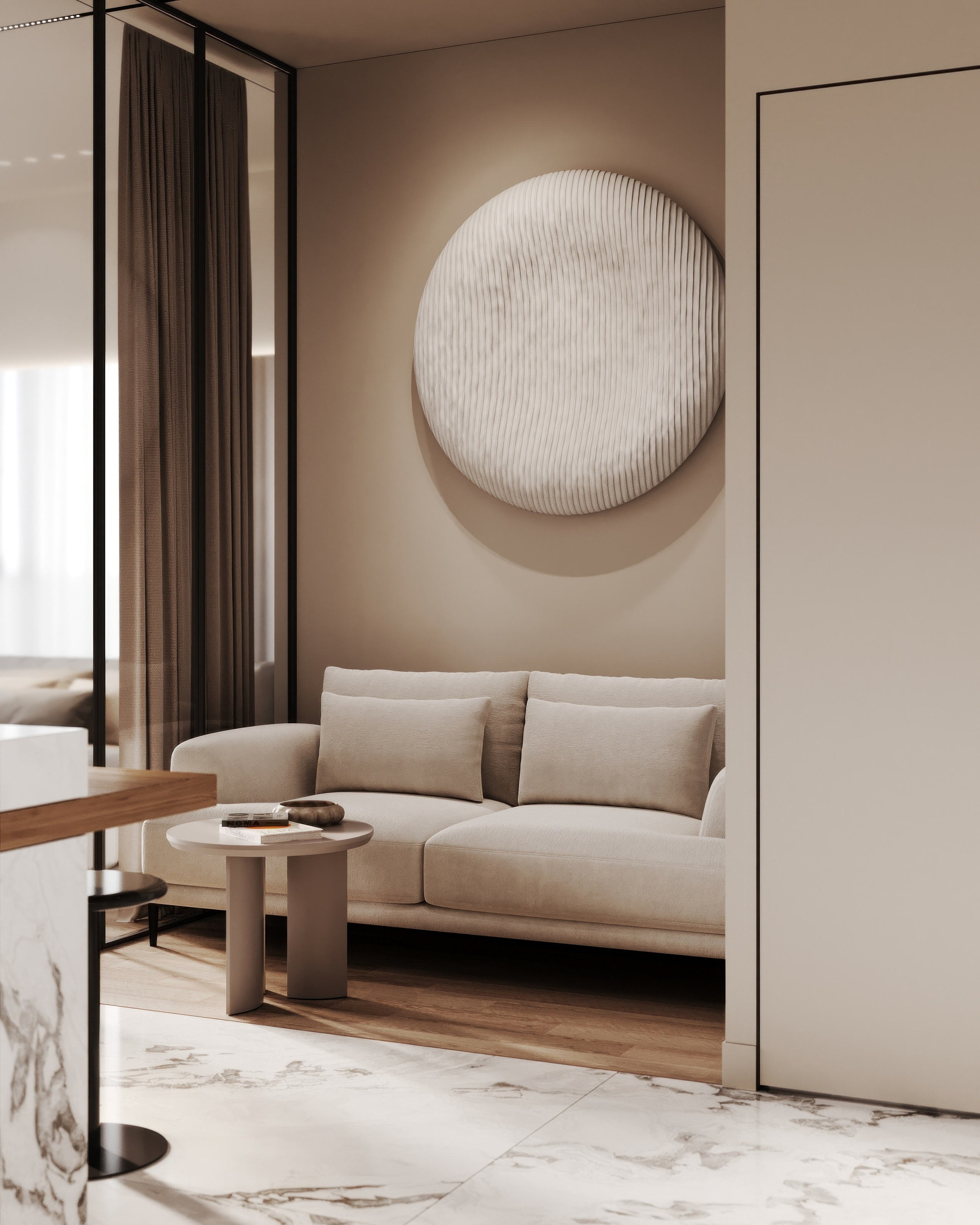 Nevsky apartment. Визуализация интерьера Corsa Render