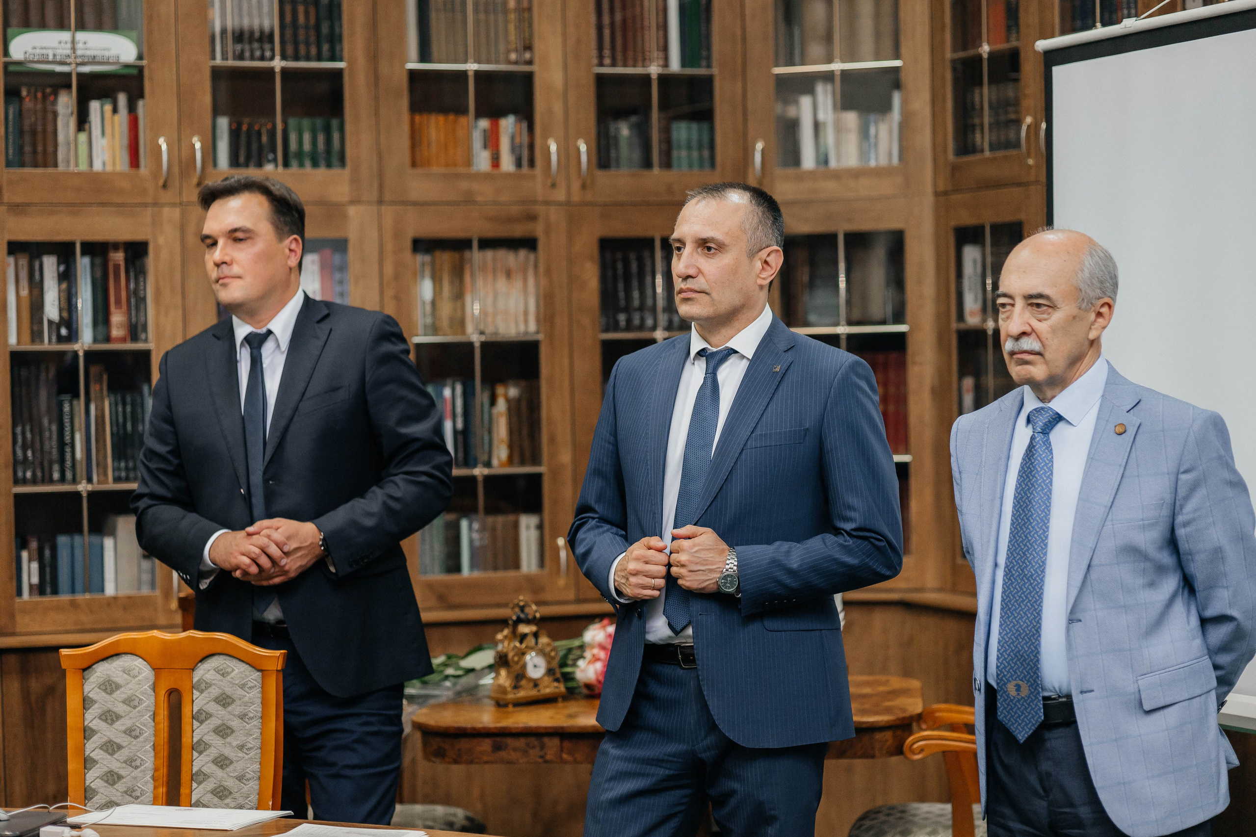 Награждение шахматной федерации