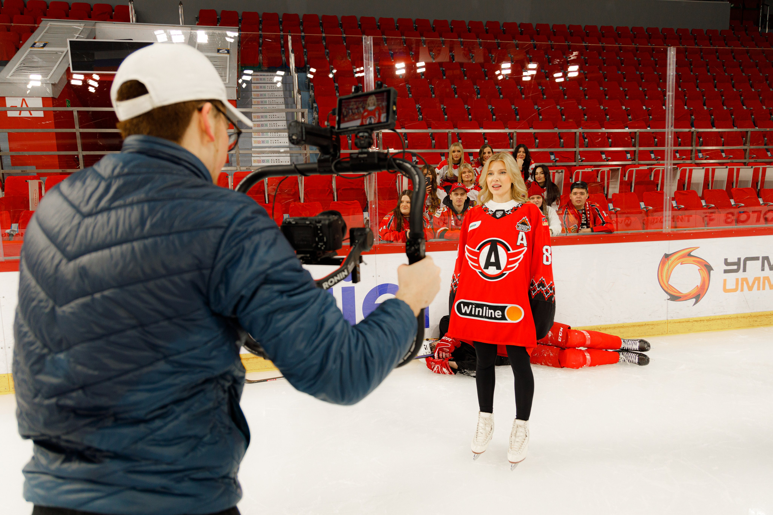 Бэкстейж съемки для Winline. Фотограф в Екатеринбурге Андрей Медведко