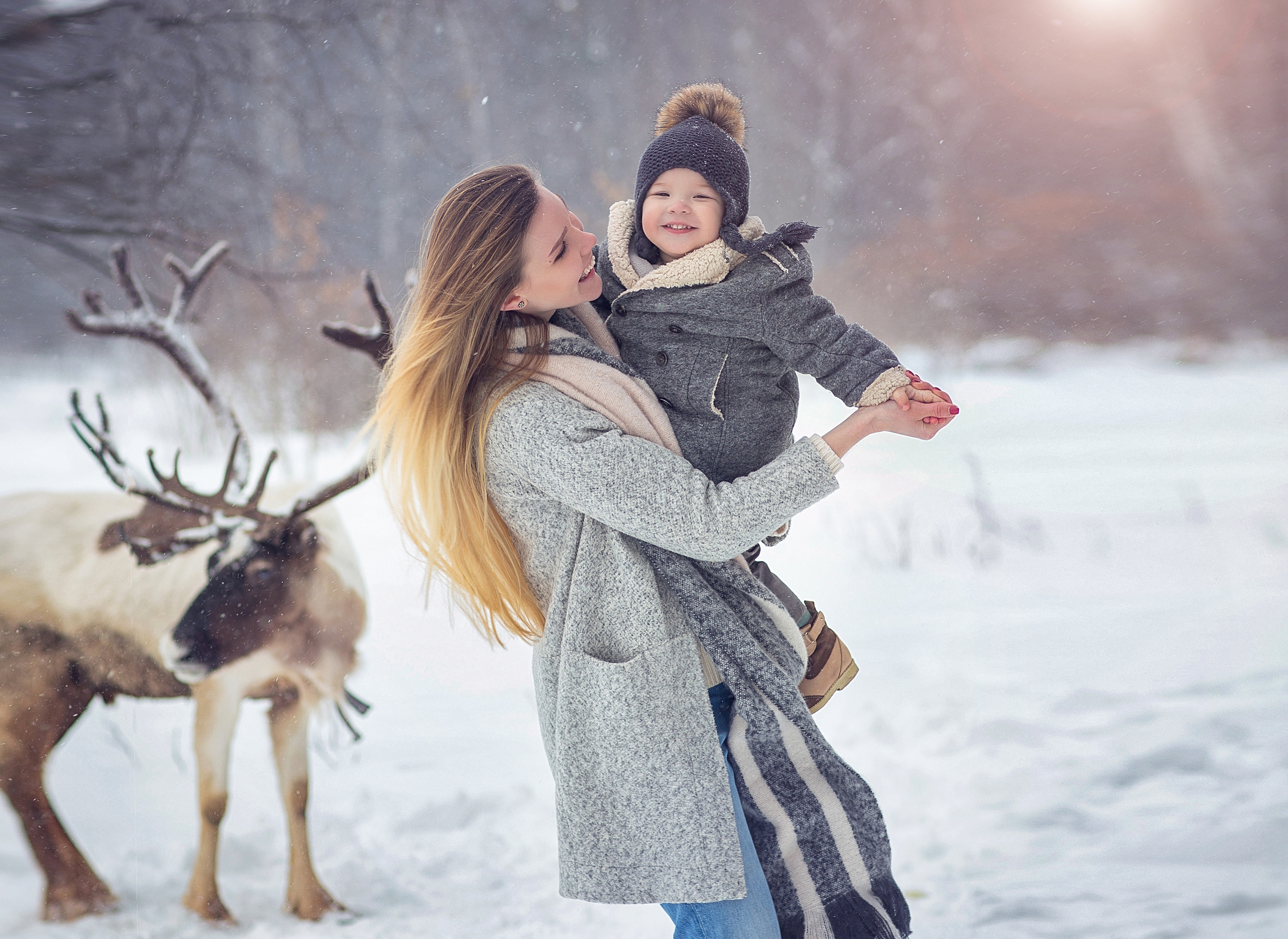 Фотосессии с оленями. Фотограф Лия Милк | Москва, Подмосковье