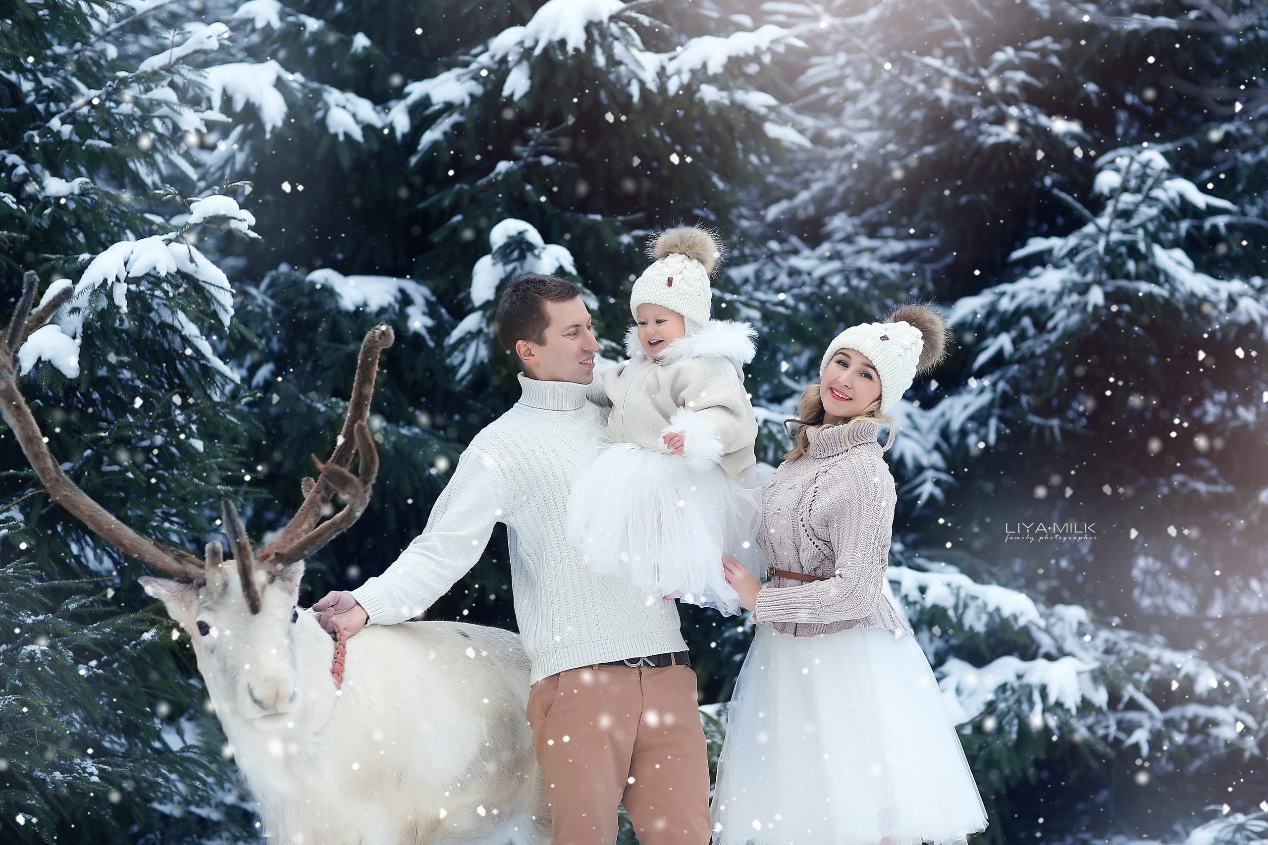 Фотосессии с оленями. Фотограф Лия Милк | Москва, Подмосковье