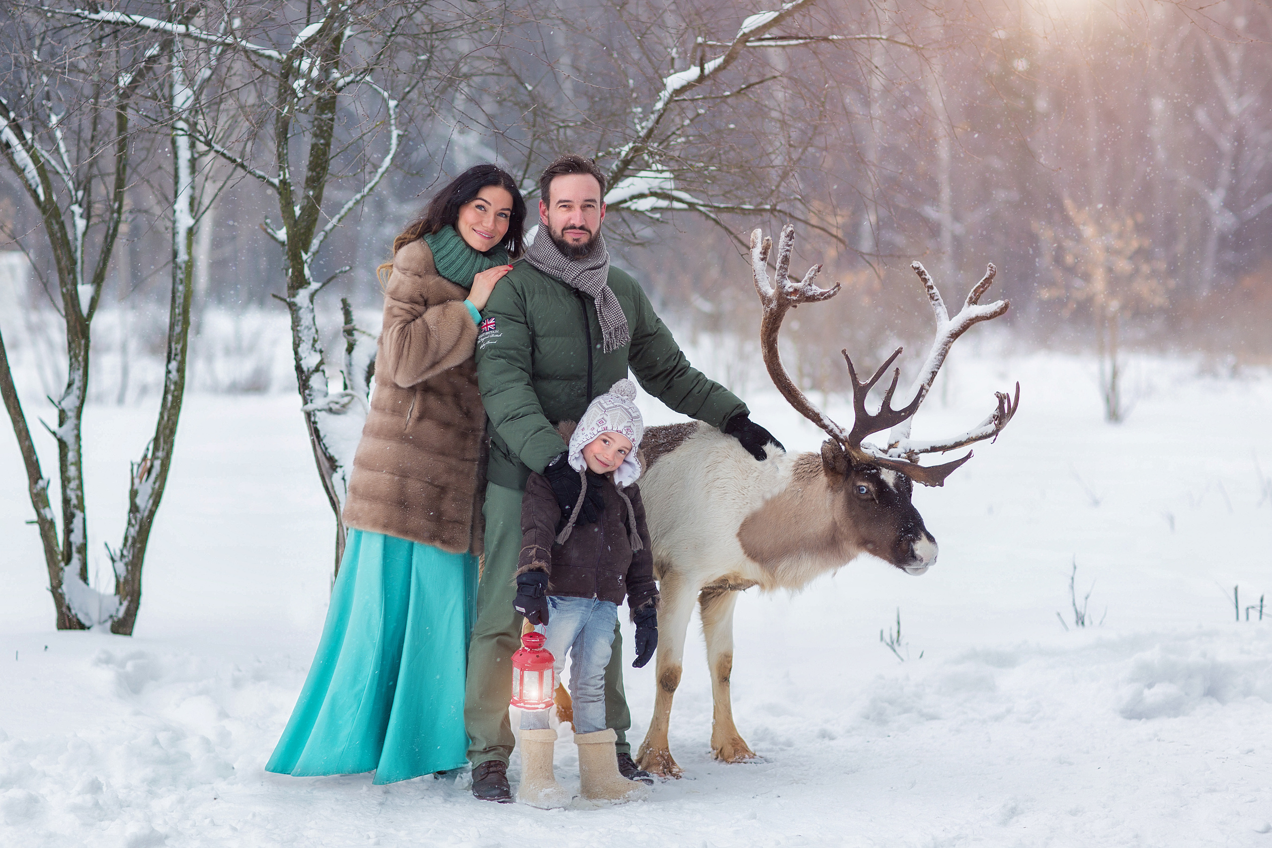 Фотосессии с оленями. Фотограф Лия Милк | Москва, Подмосковье