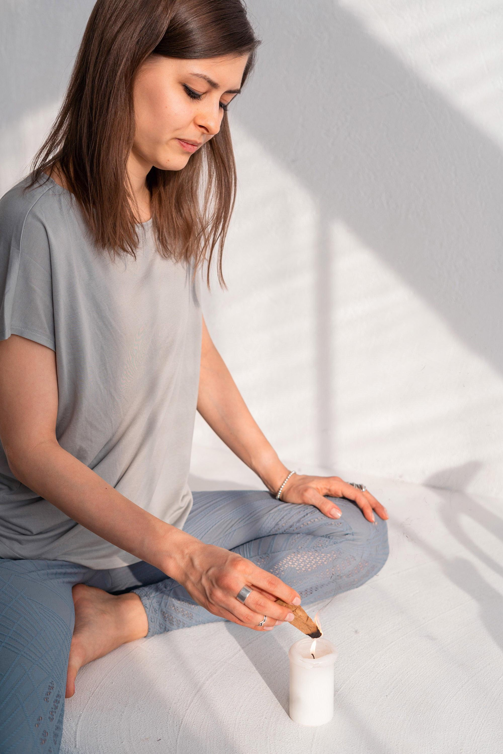 Настройка перед практикой йоги