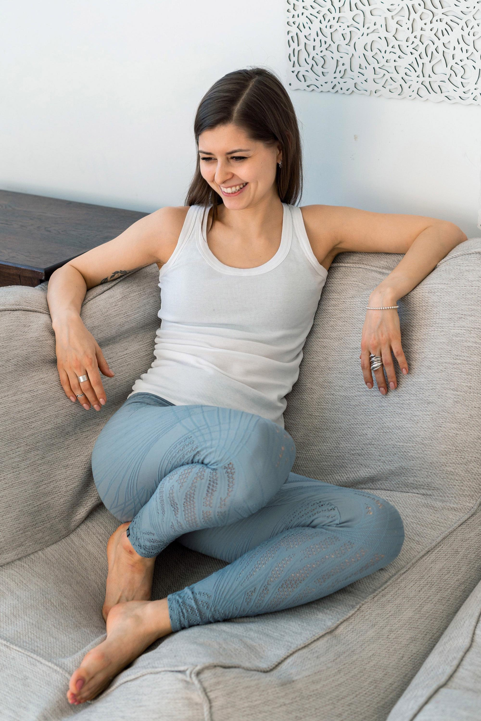 Лайфстайл фотосессия для инструктора по йоге в Москве