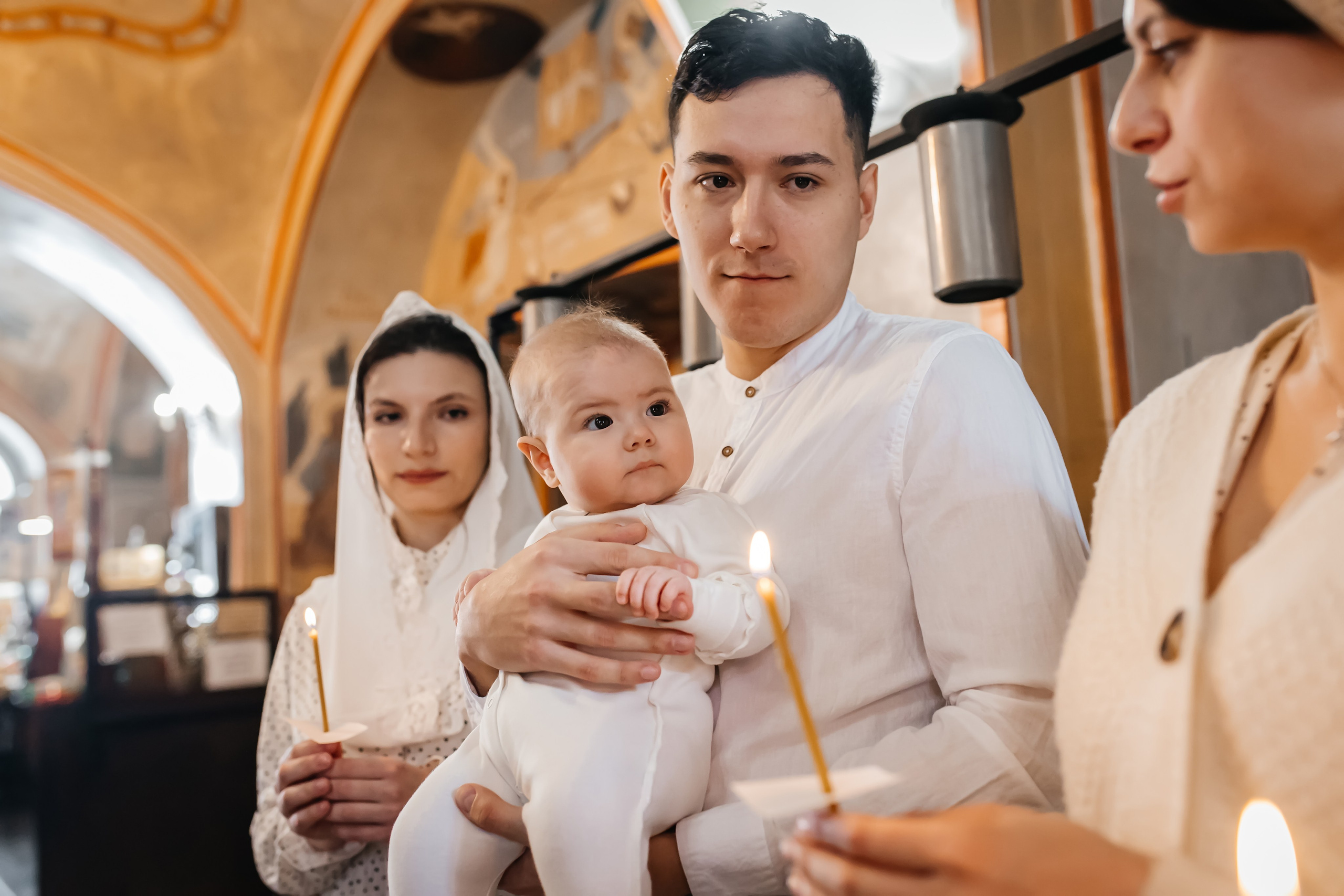 Крещение Алисы в Успенском Храме Красногорск. Фотограф на крещение и венчание Москва  Надежда Баланина