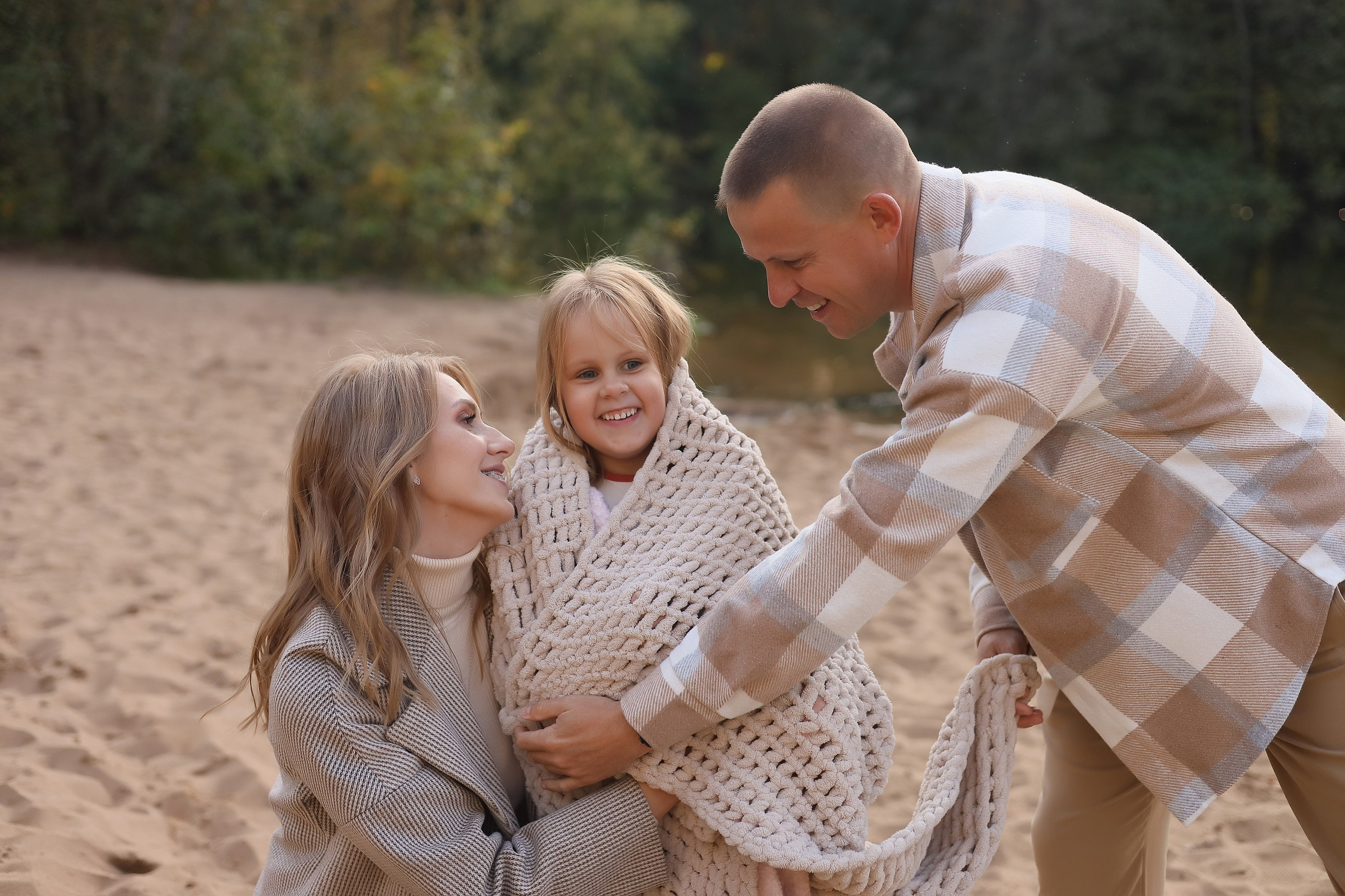Надя, Женя и Ариана. Серебряный бор. Фотограф Москва Лара Чайка