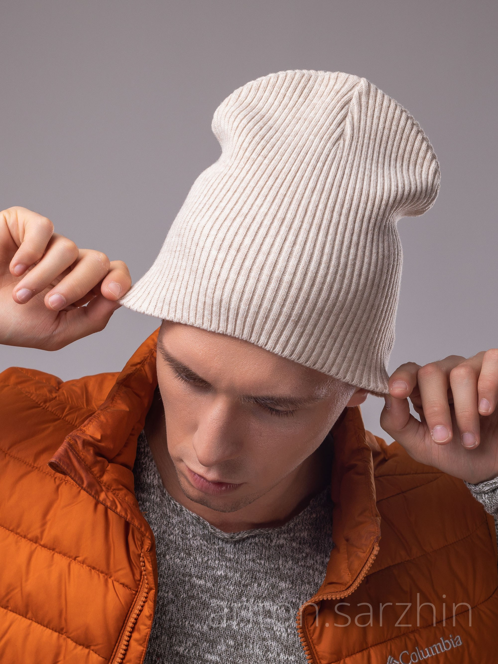 Фотосъемка шапки бини на парне