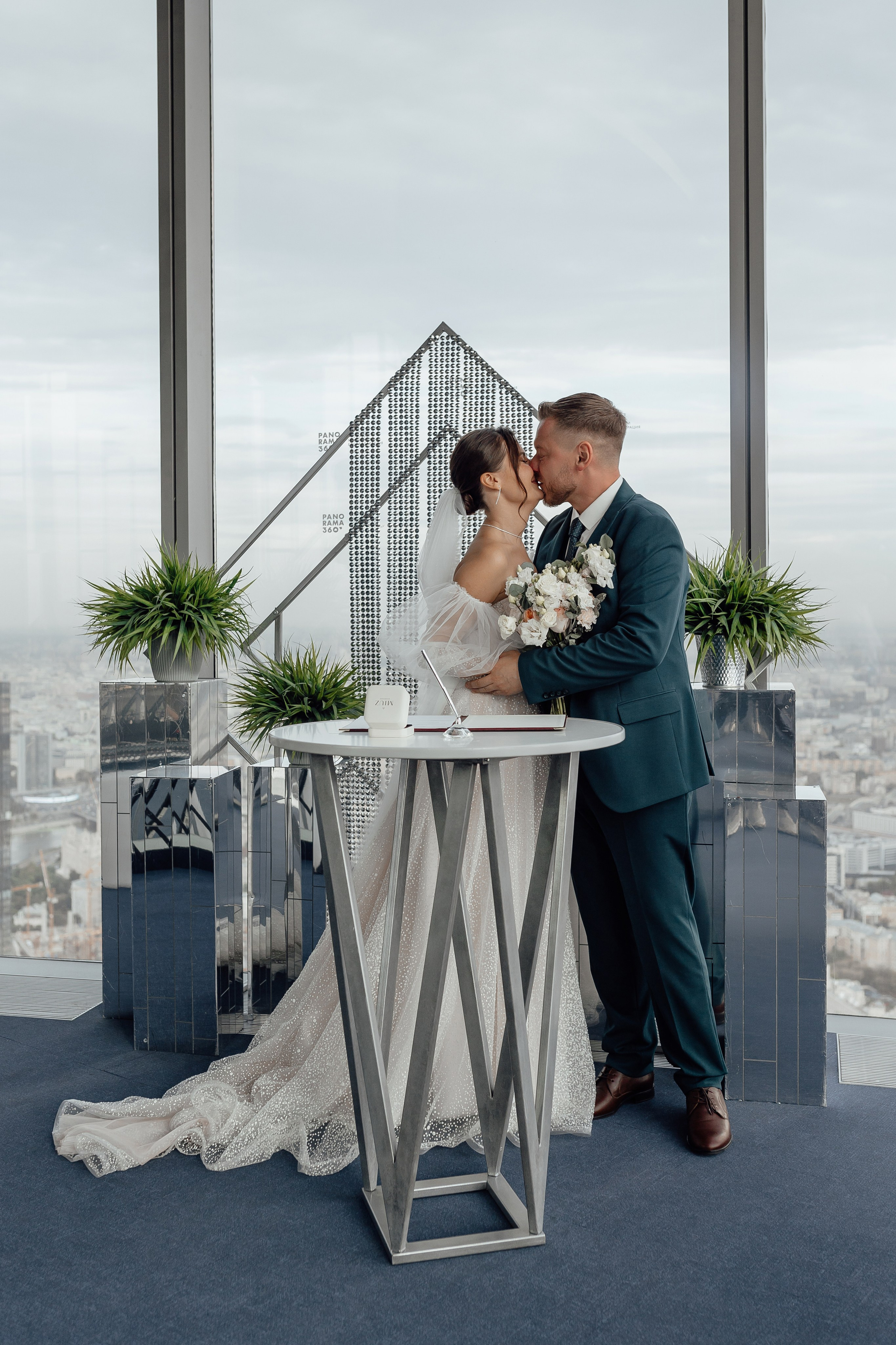 Регистрация брака Москва Сити Башня Федерация Панорама 360