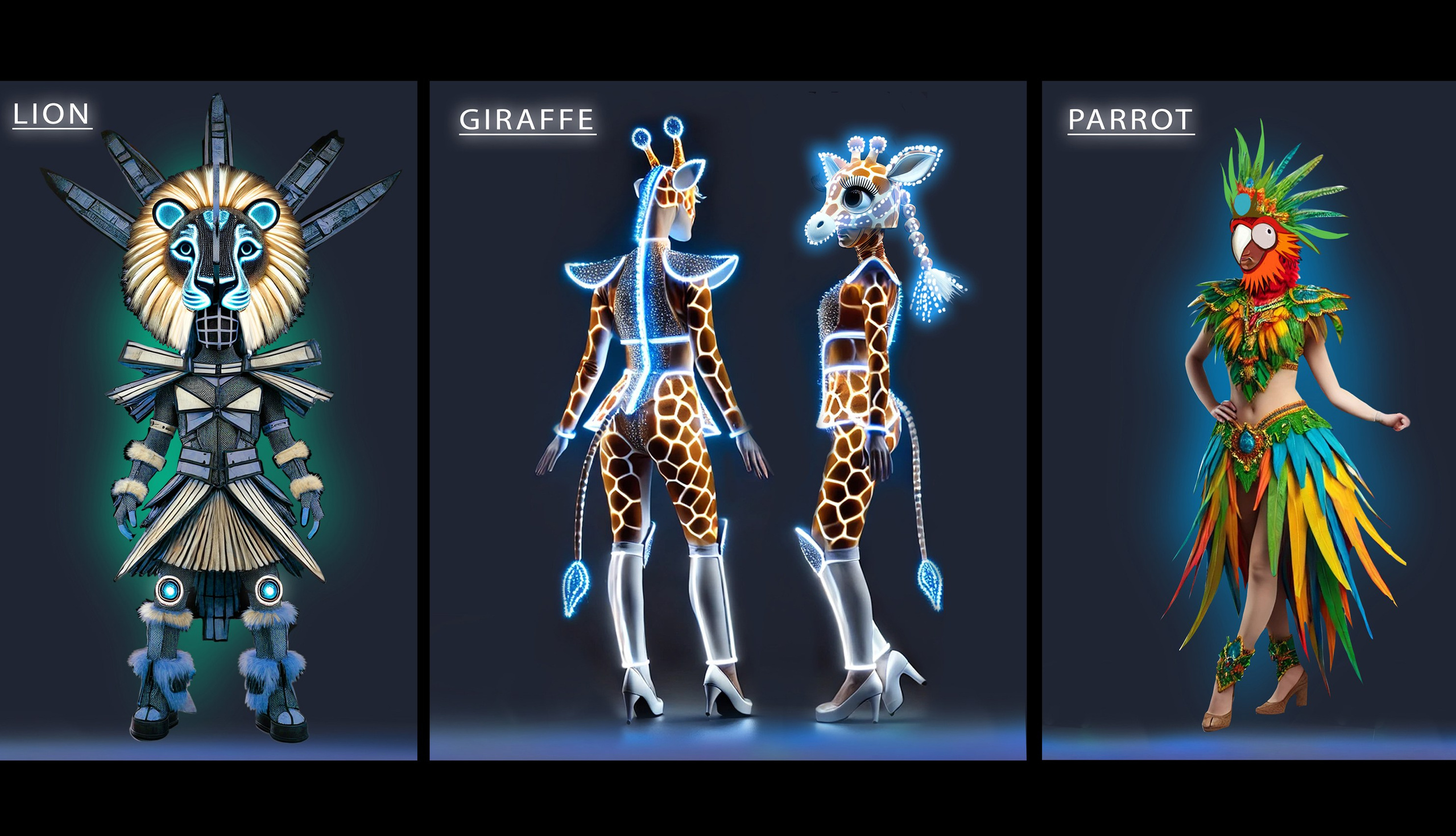 COSTUME DESIGN. Munina Dina. Set design portfolio