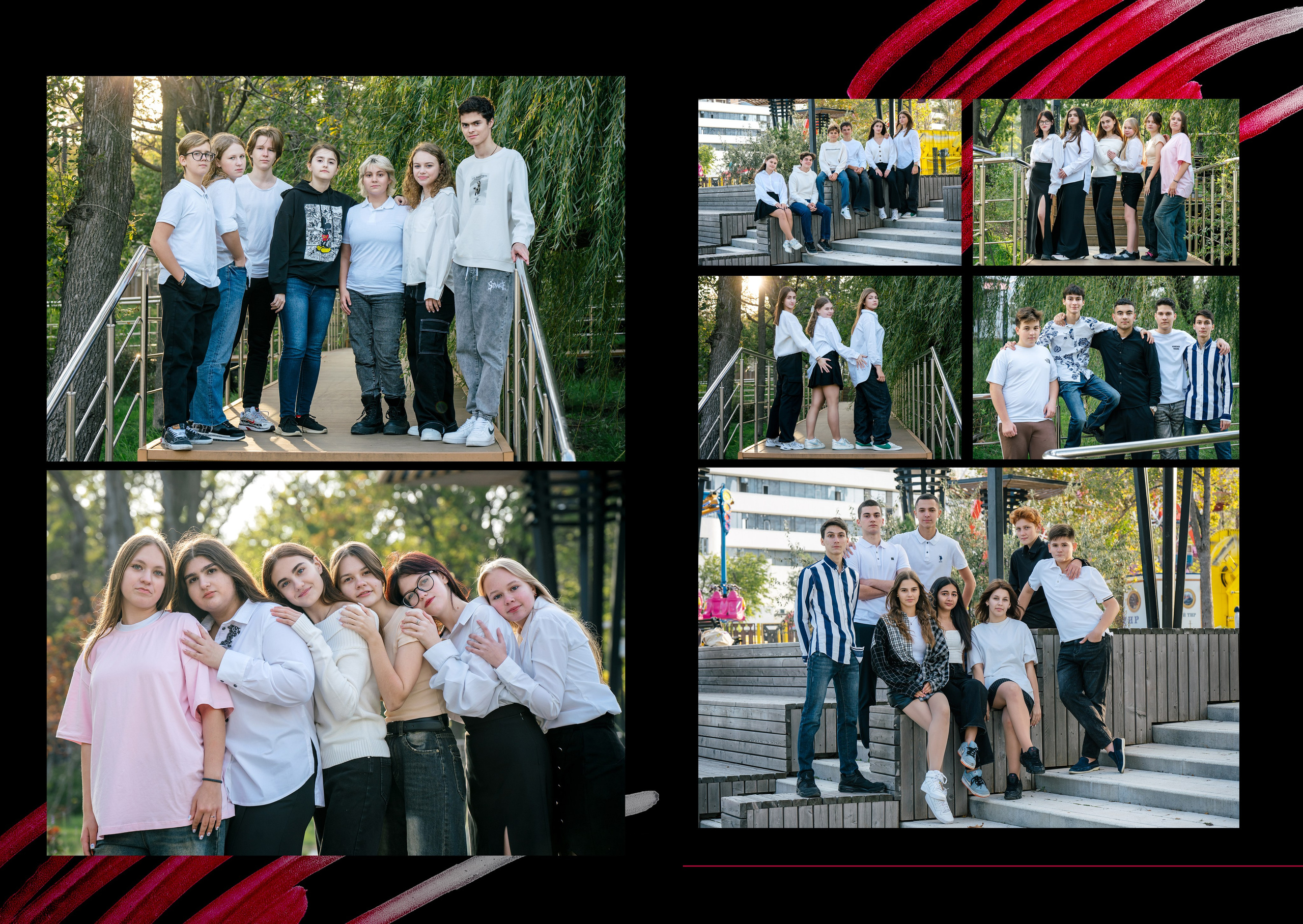 Альбом 6 разворотов. Выпускные альбомы, школьные фотосессии в городе Новороссийске
