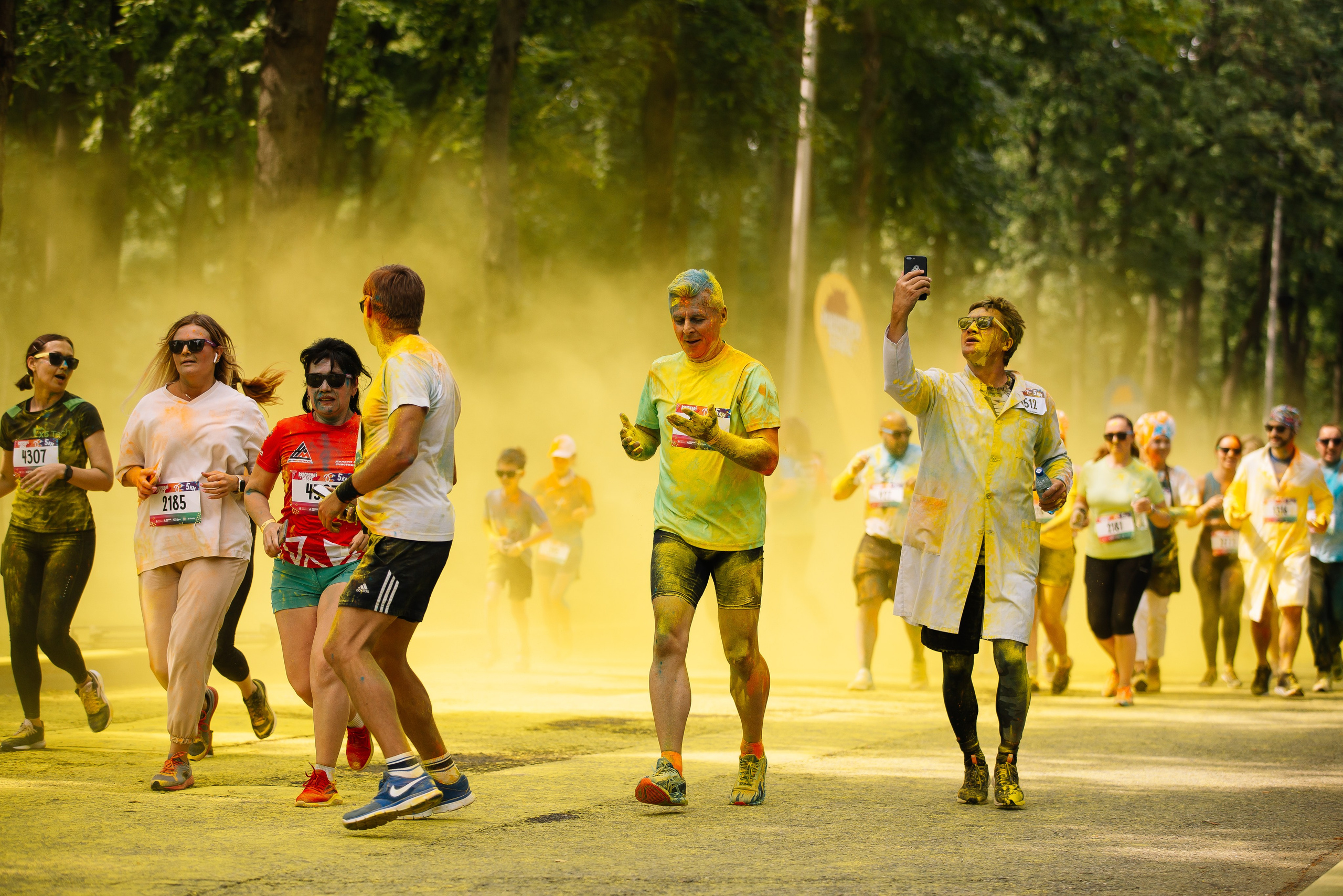 Красочный забег. Свадебный Семейный Репортажный фотограф в Москве