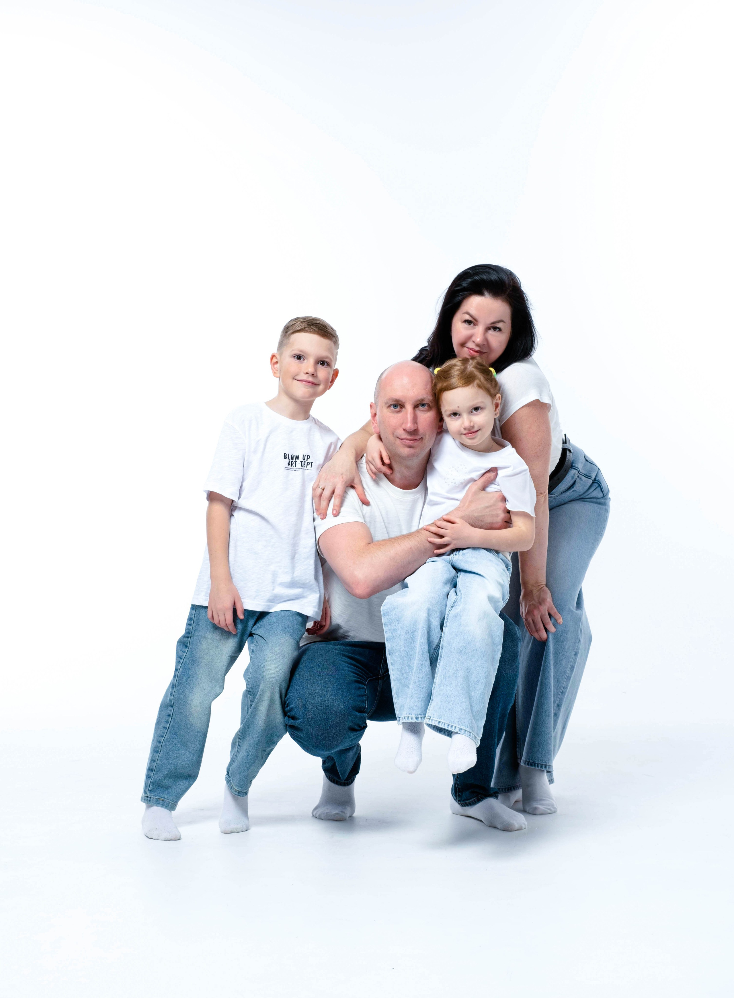 Семья Васютиных. Студийный, портретный, семейный фотограф Южно-Сахалинска Яна Радаева