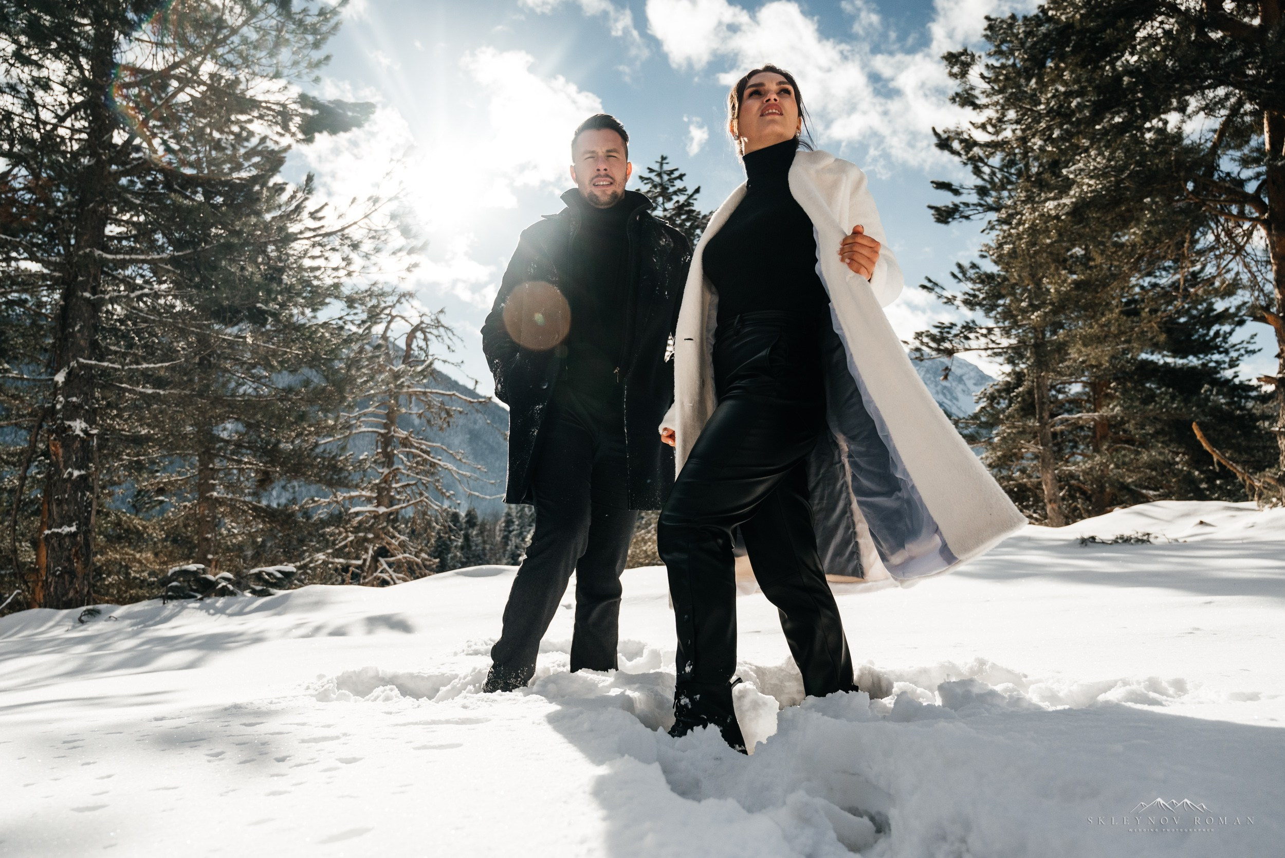 Прогулка Дарьи и Артема в горах Архыза. Свадебный и travel фотограф в Волгограде, Сочи, Домбае, Европе