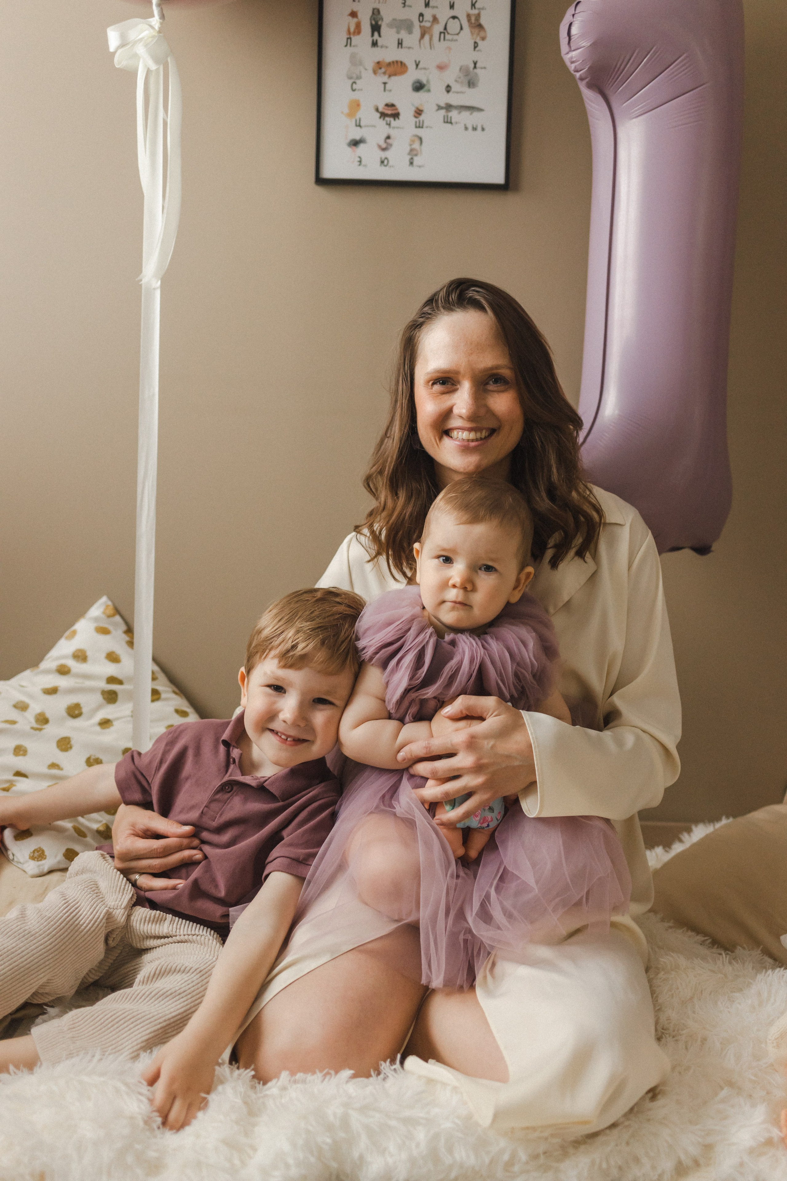 Аглае 1 годик. Семейный фотограф в Москве