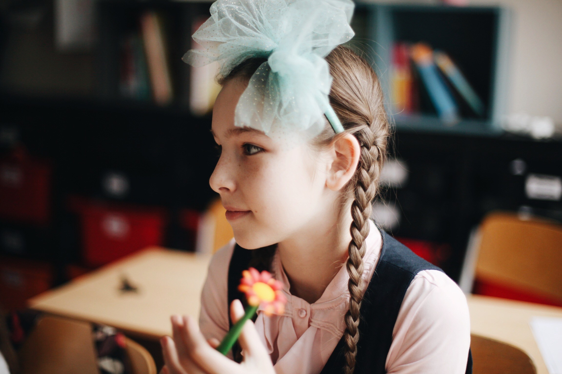 Школьные съемки. Ксения Плотникова