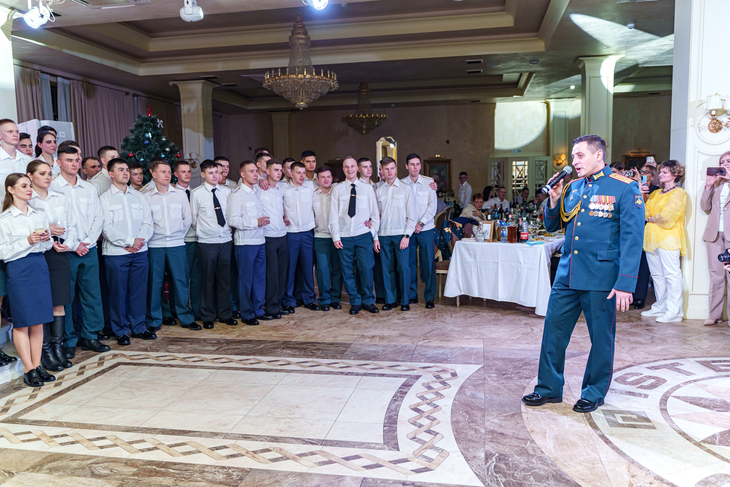 Фотосъемка выпуска военной академии и вручение дипломов