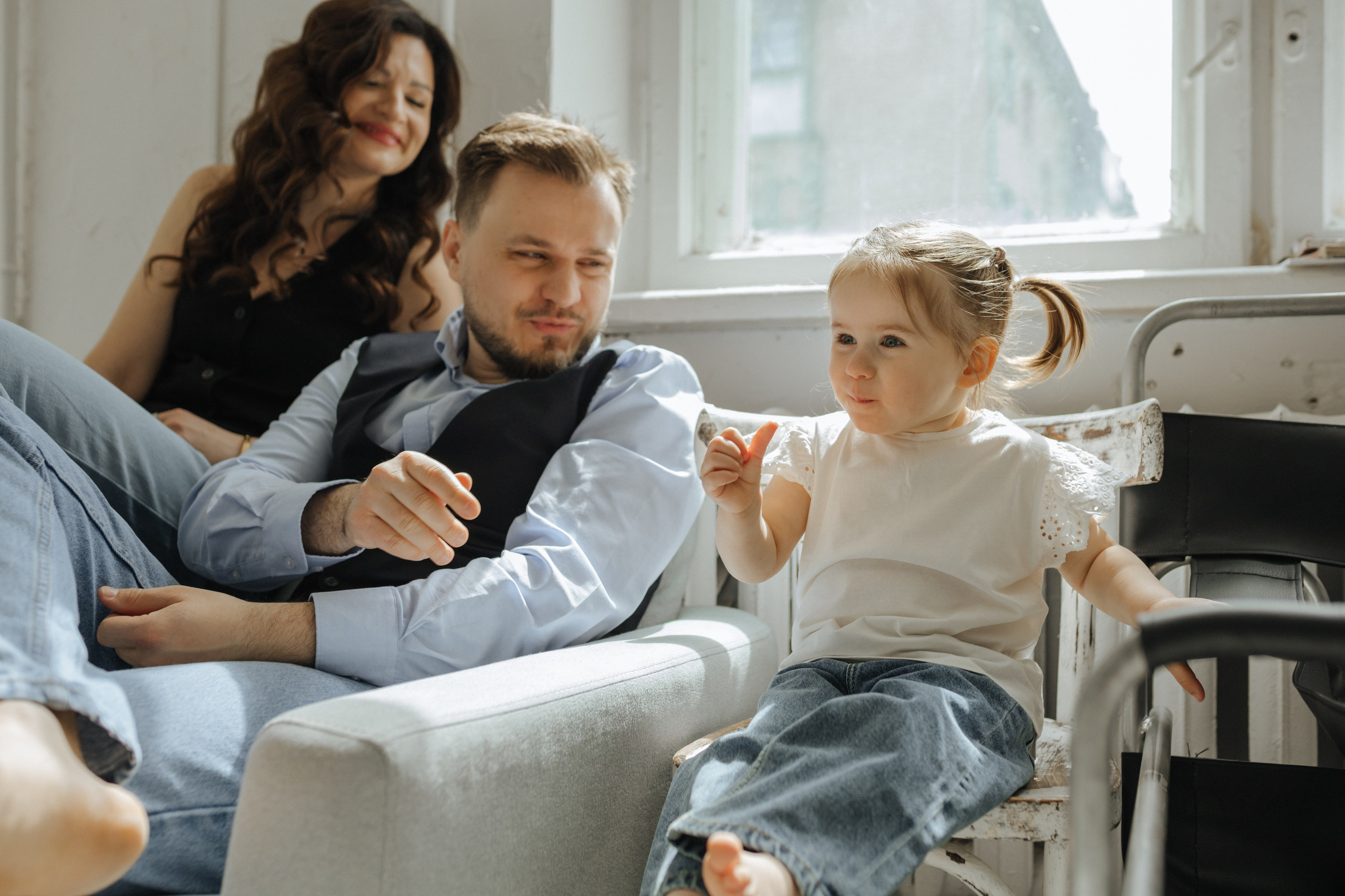 Трое в студии. Свадебный и семейный фотограф в Белгороде Юлия Першина