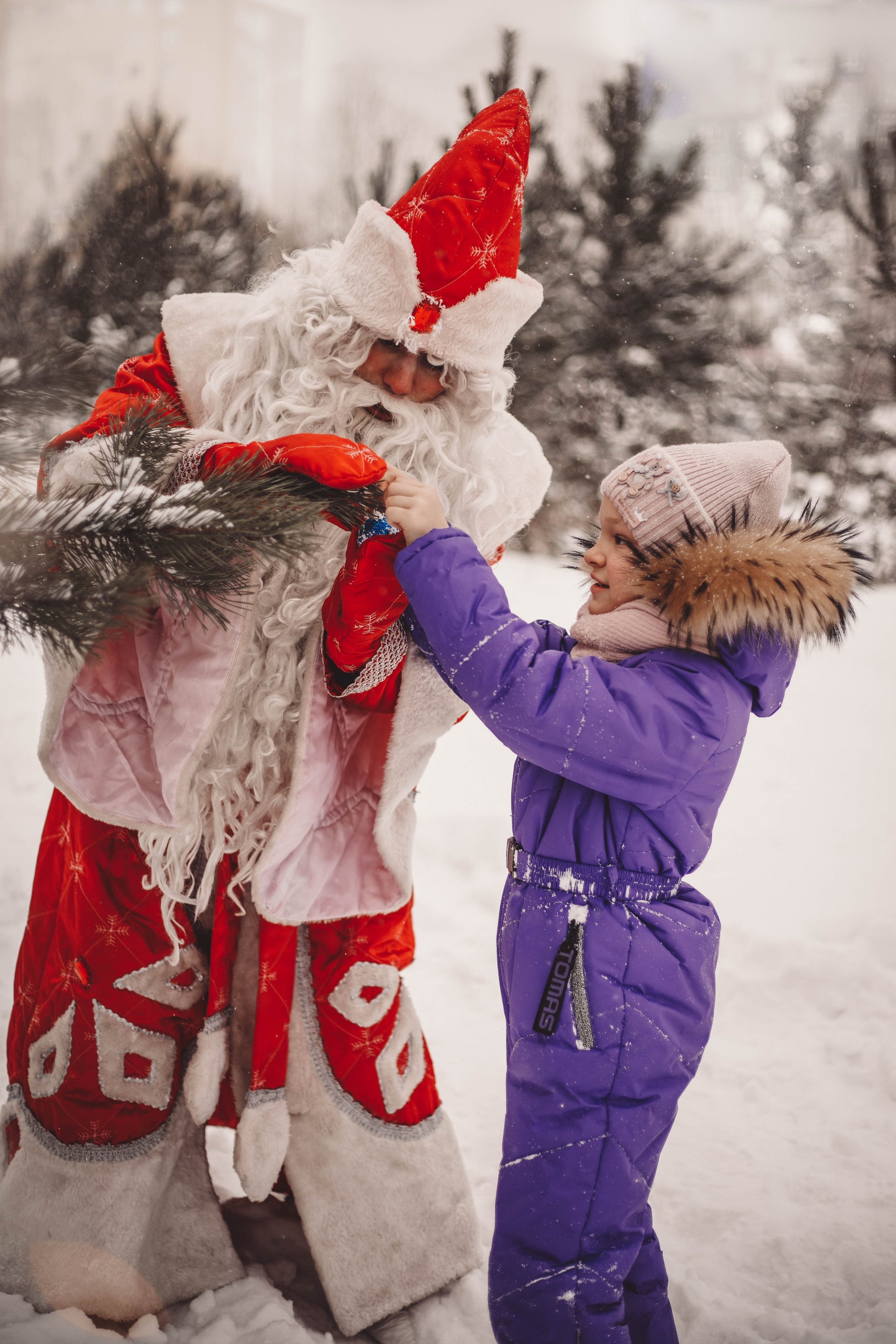 Фотопроект - Волшебная встреча с Дедом Морозом. Семейный и женский фотограф Кемерово Мария Степ