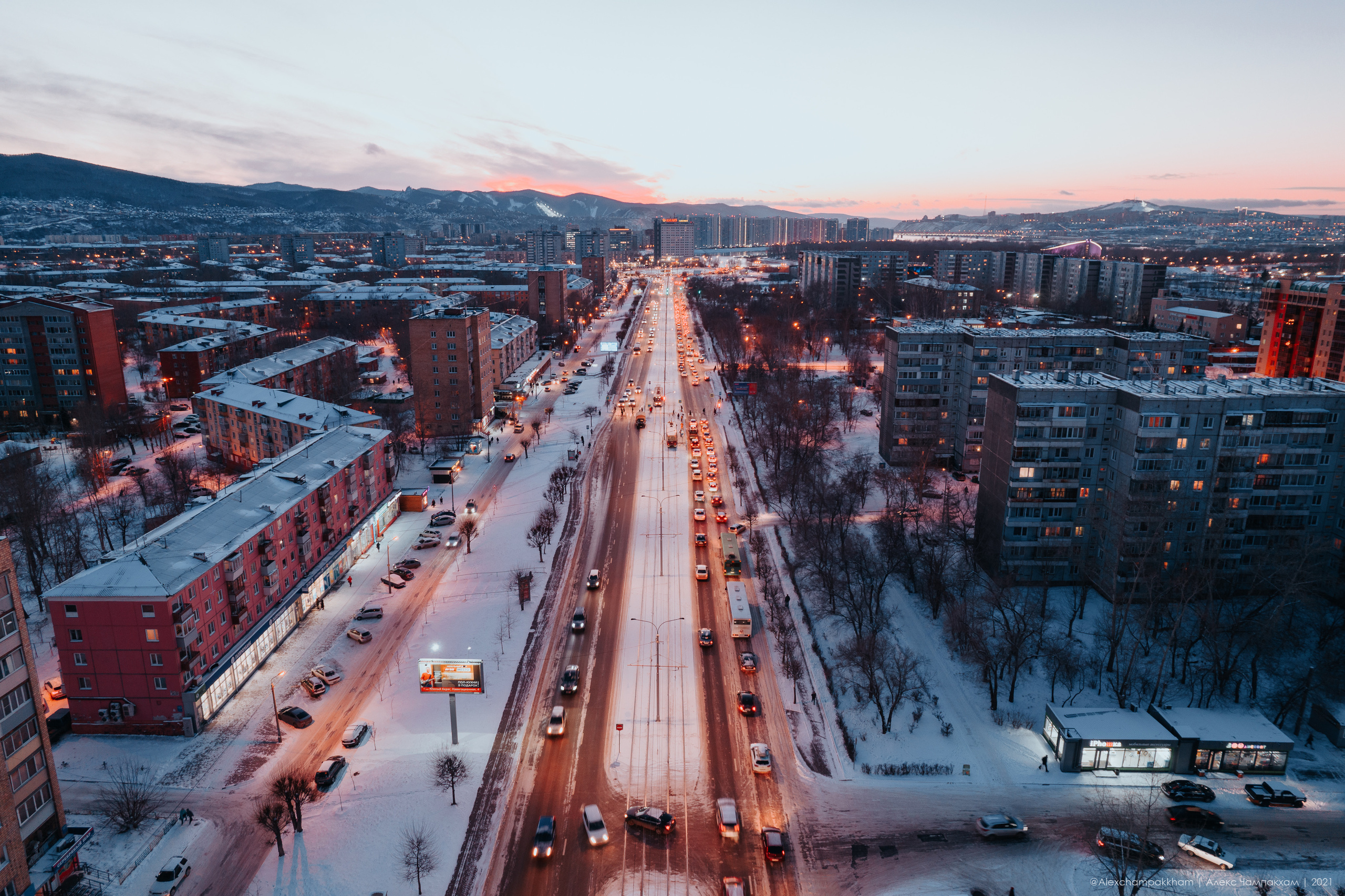 Аэросъемка. Репортажный фотограф Красноярск Алекс Чампакхам