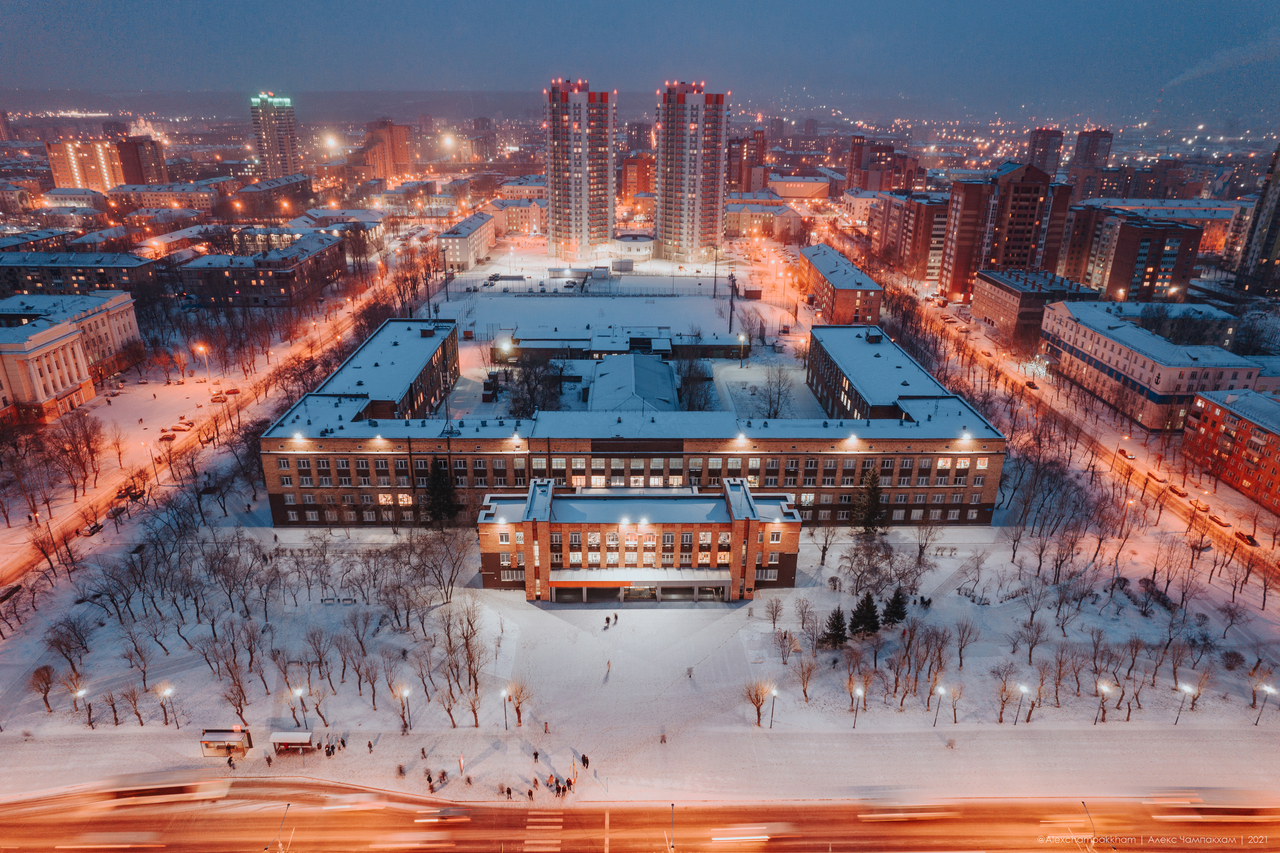 Аэросъемка. Репортажный фотограф Красноярск Алекс Чампакхам