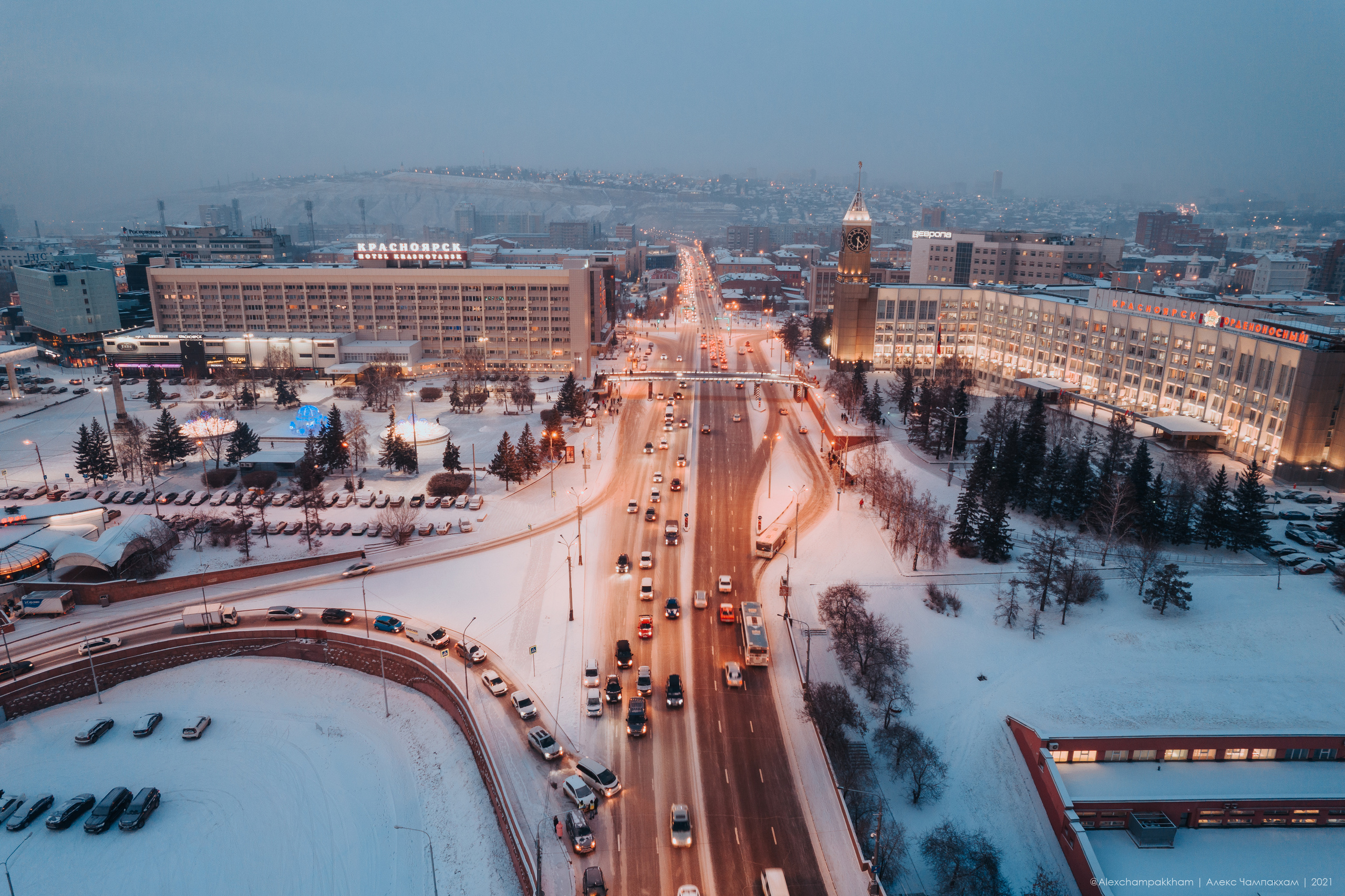 Аэросъемка. Репортажный фотограф Красноярск Алекс Чампакхам