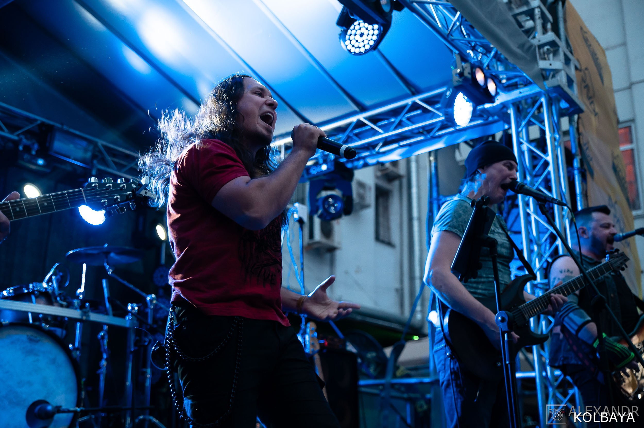 Фоторепортаж с мэшап концерта группы Черный Обелиск 4 июля 2024 года. Концертный и театральный репортажный фотограф в Москве Александр Колбая