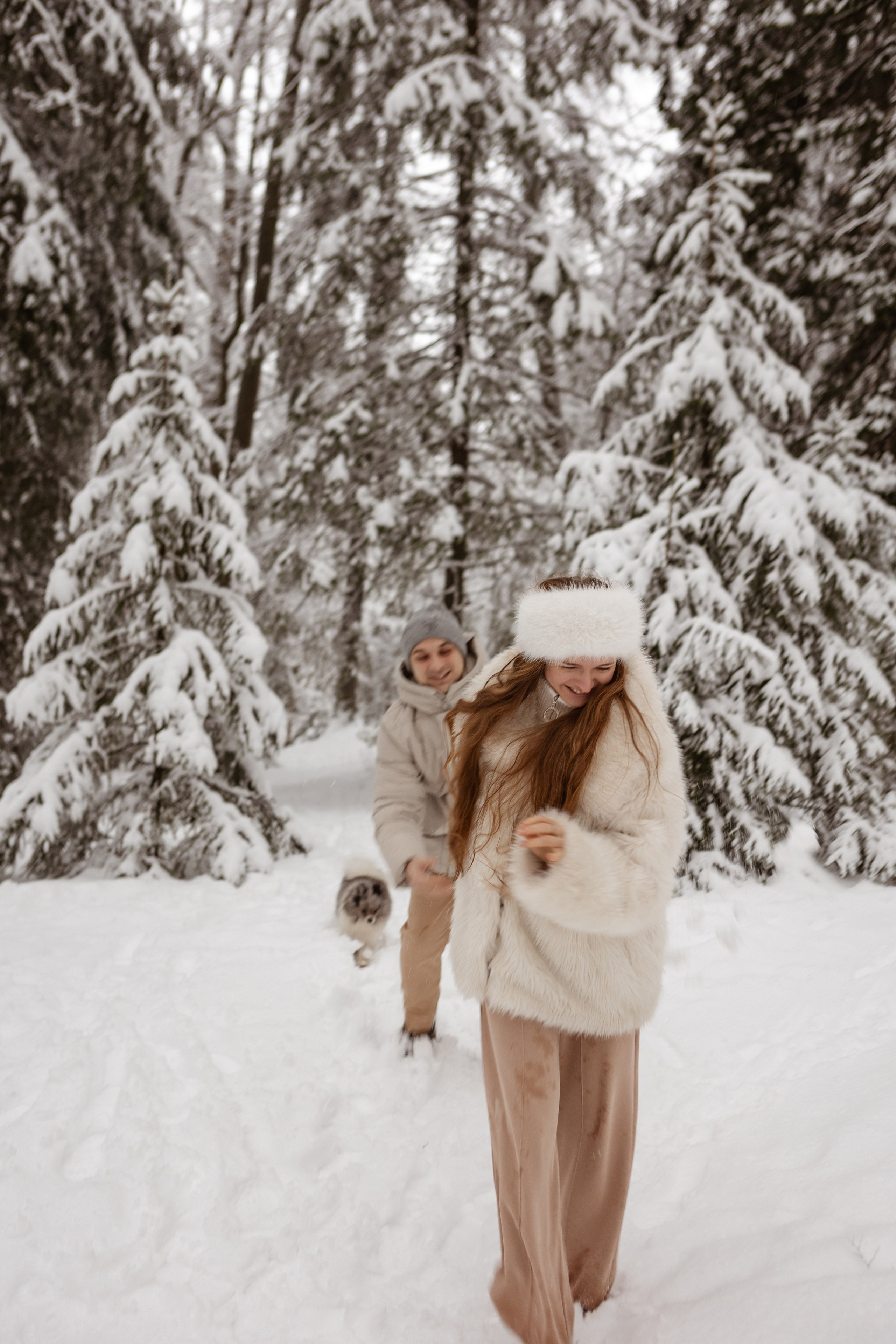 Новогодняя фотосессия с собачками в шуваловском парке. Свадебный фотограф в СПБ | Санкт-Петербурге Анастасия Рахимгулова