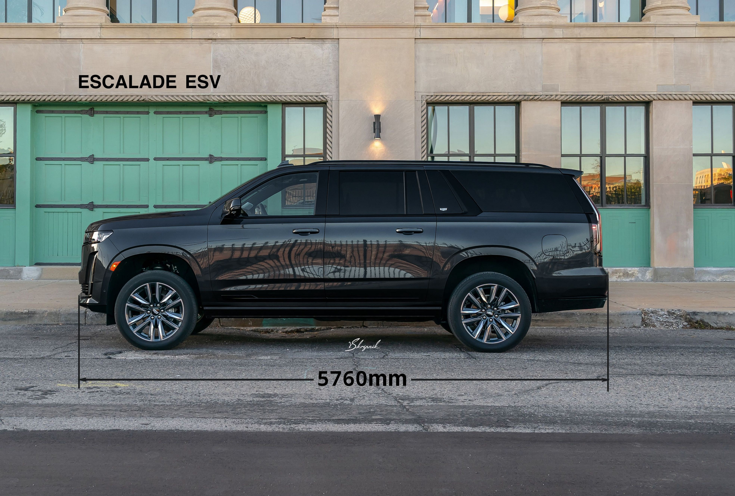 Cadillac Escalade +500mm. Design Yachts and Cars