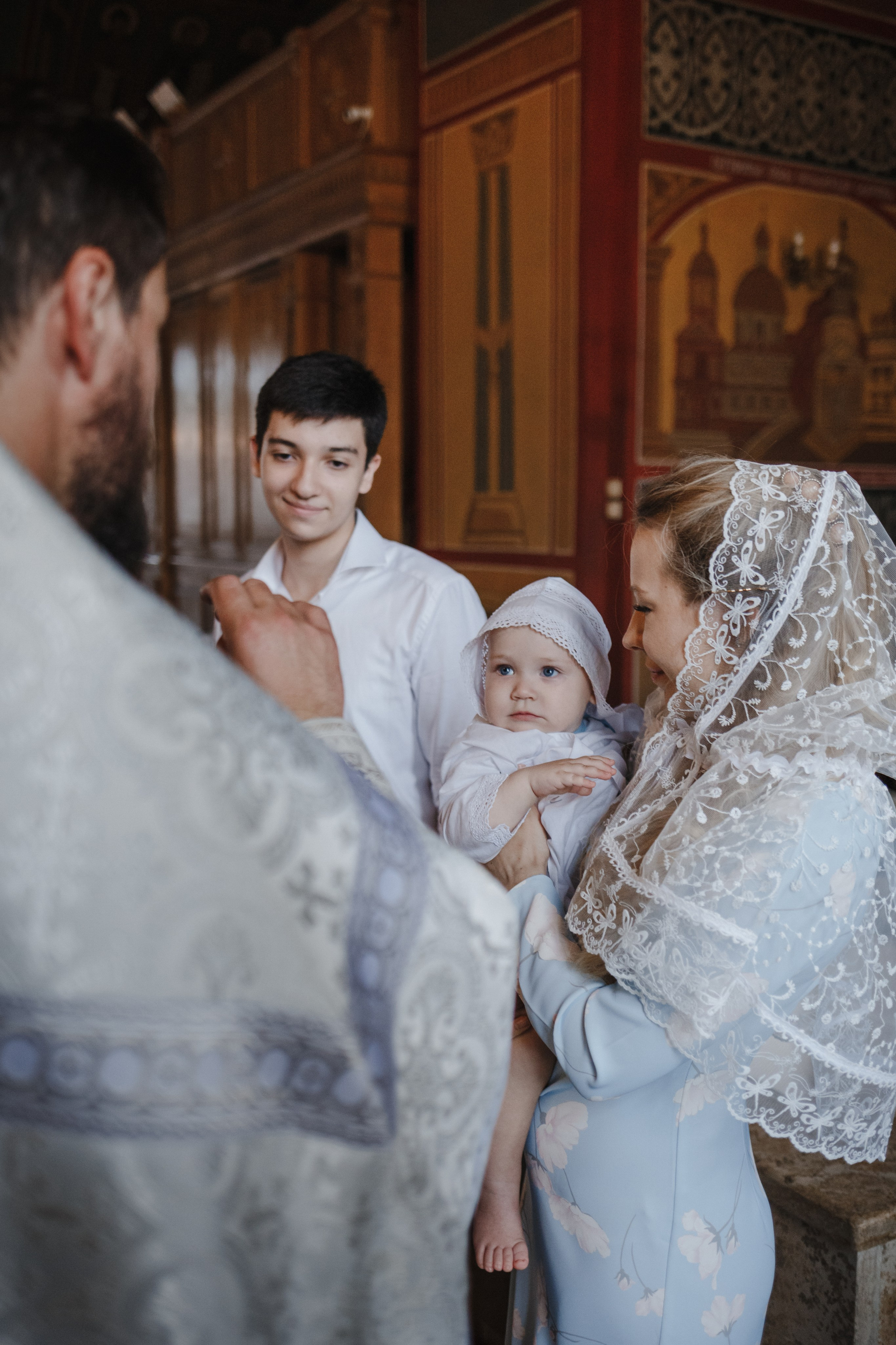 Крещение Кирилла. Семейный фотограф Николаева Ольга