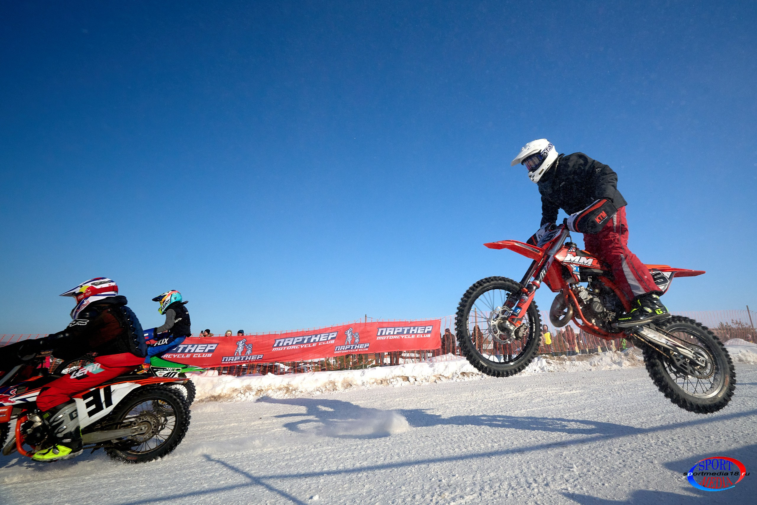 3 этап Кубка Удмуртской Республики по мотокроссу. Воткинск 23.02.2025. Спортивный репортажный фотограф в Ижевске Сергей Мерзляков