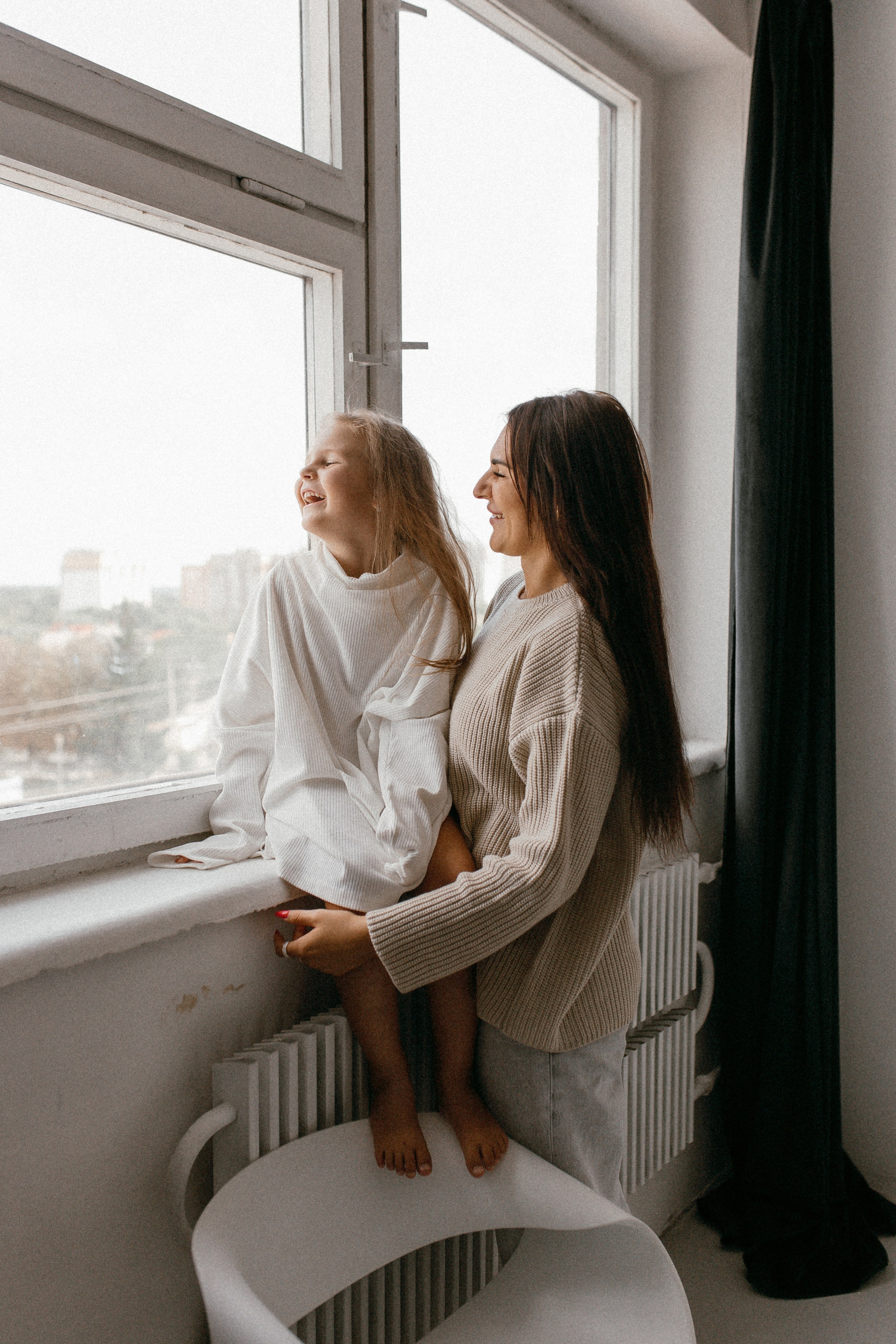 Есения и мама. Семейный фотограф Губкин/Старый Оскол