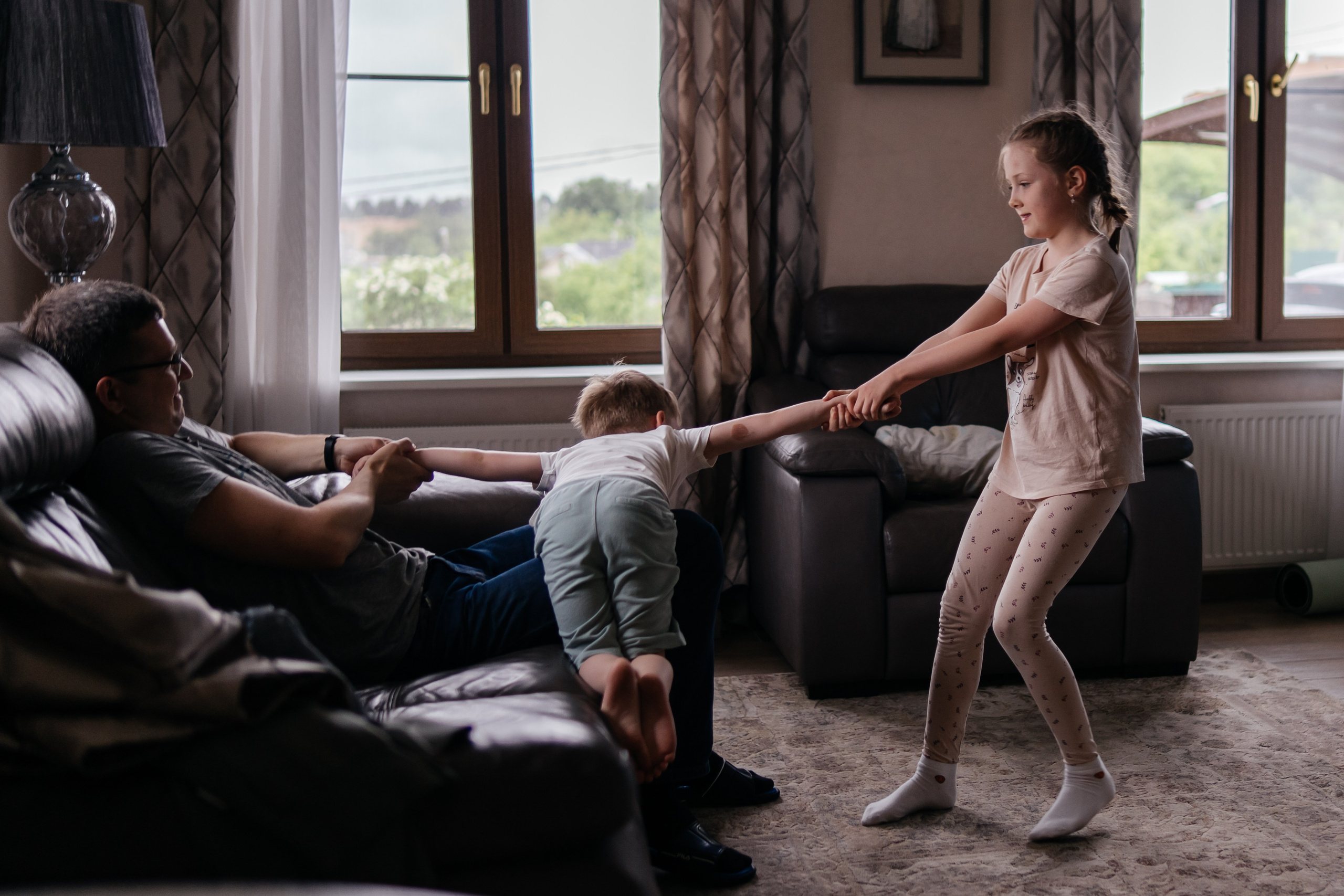 Наташа, Митя, Аня и Женя. Семейный фотограф в Москве и Подмосковье Иванова Нина