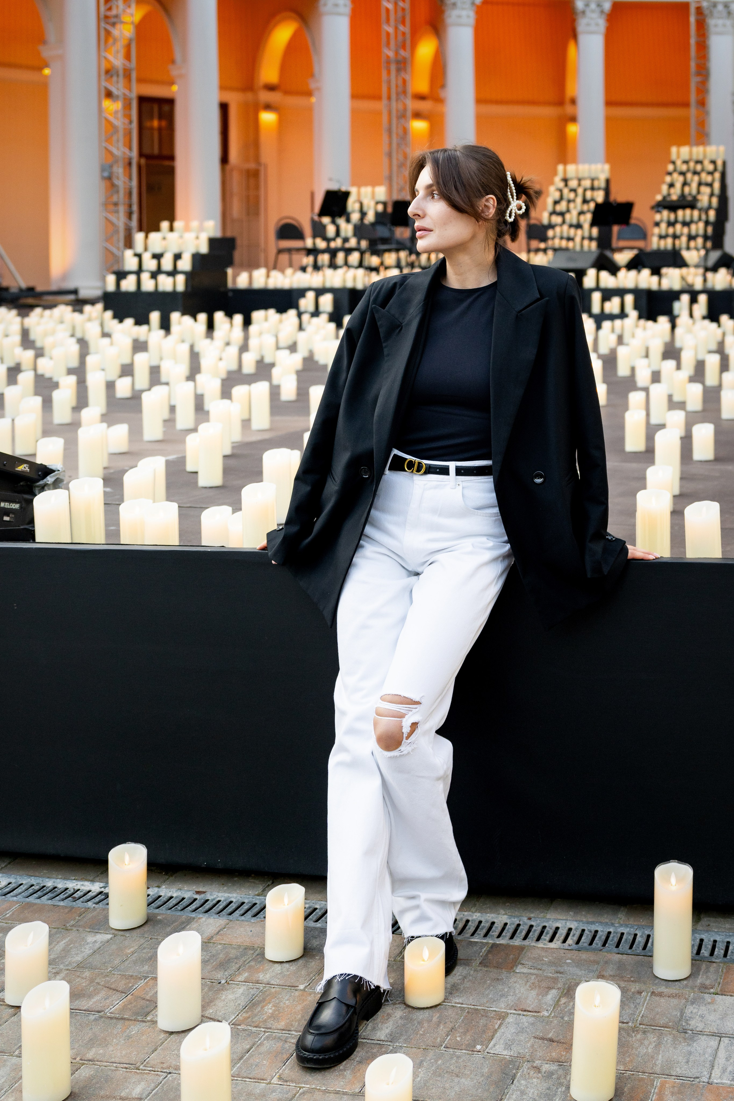 Симфонический оркестр Lumisfera при свечах. Фотограф Никита Комаров