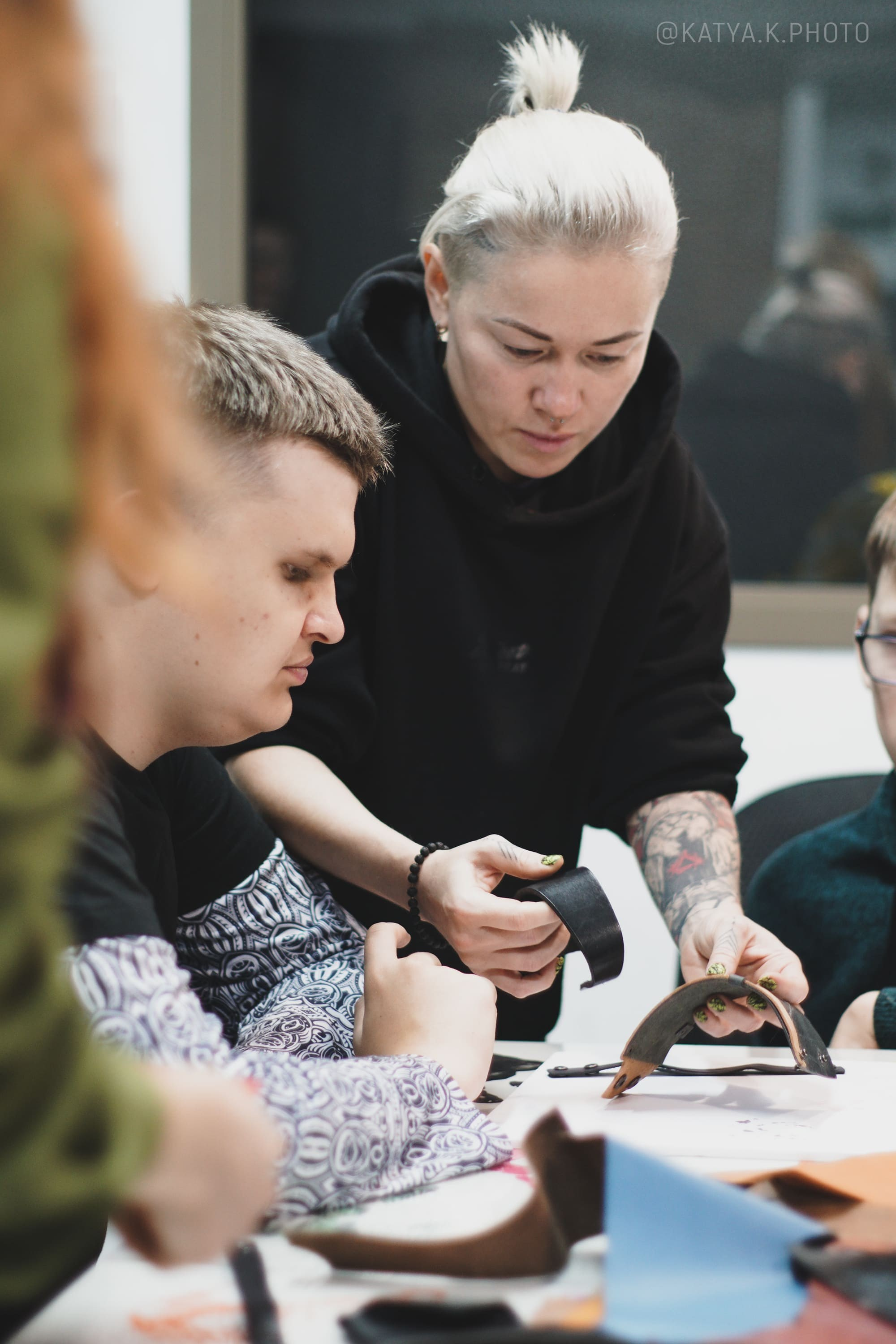 Мастер-класс по коже Дины Телицыной. Катя Кудринская. Фотограф на мероприятие СПб. Семейный фотограф