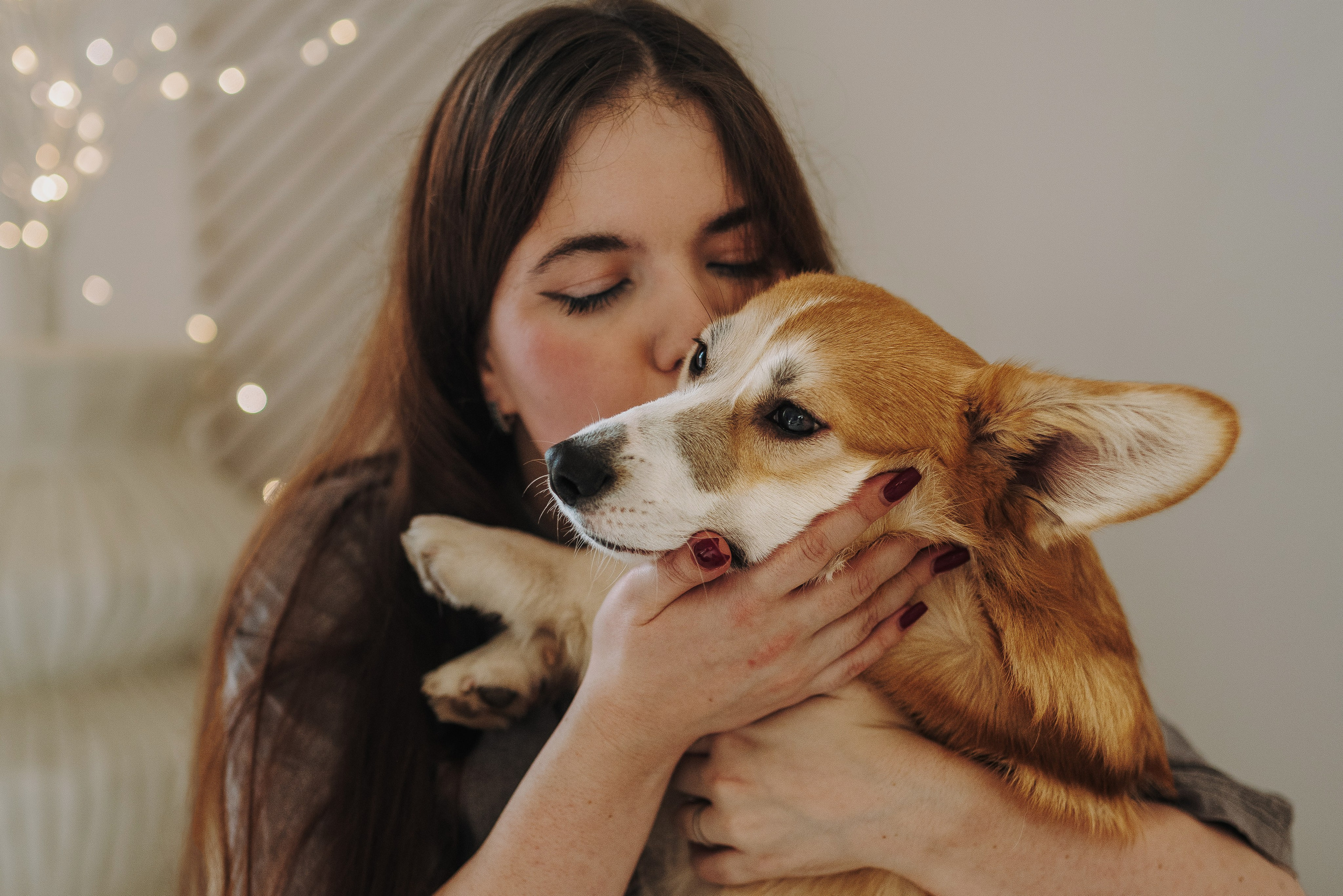 Александра и Бри. Фотограф анималист в Спб недорого Олеся Майорова